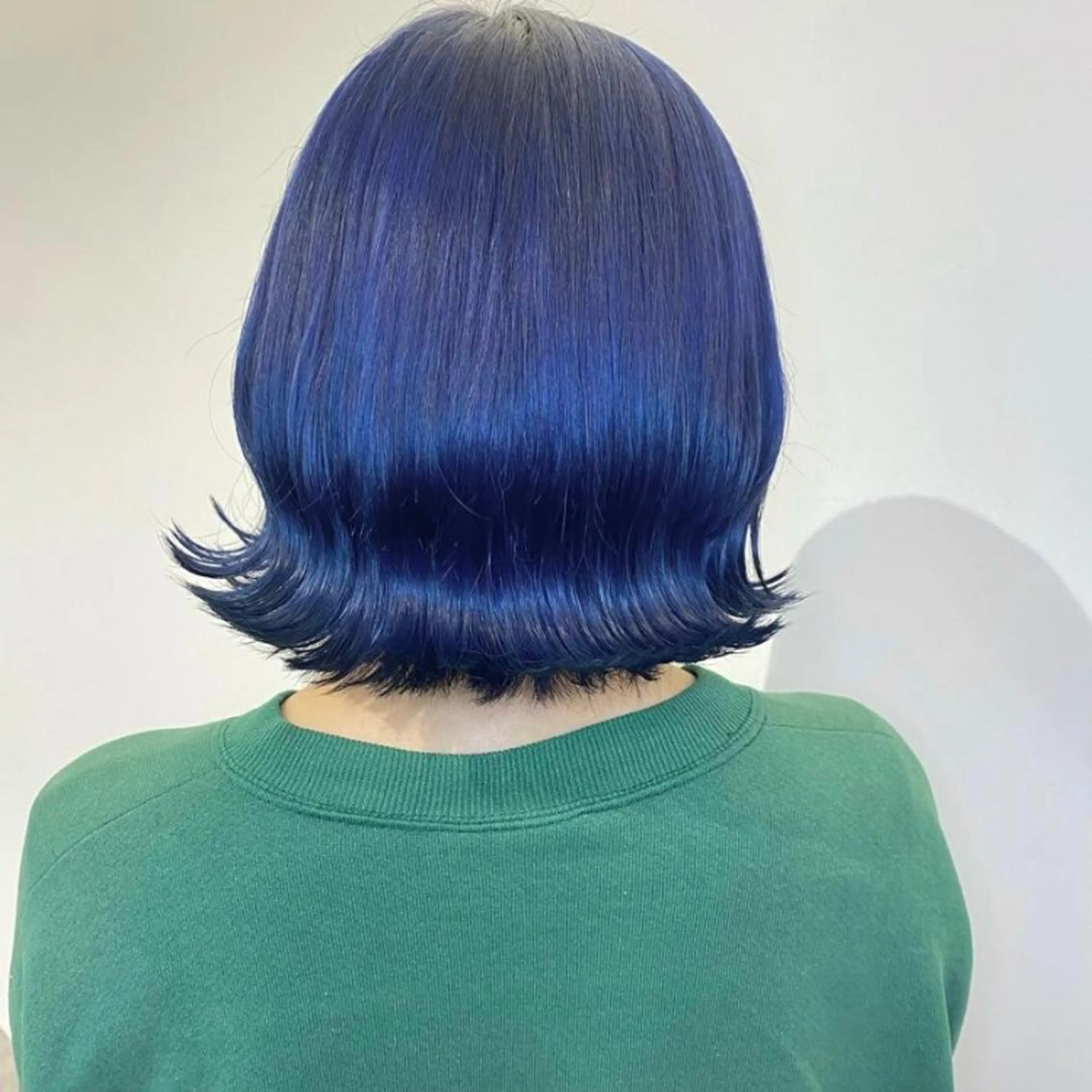カラー ブリーチ ブルーカラー ネイビーカラー 🫧カラー＆エクステ 専門🤍松下🫧のヘアスタイル