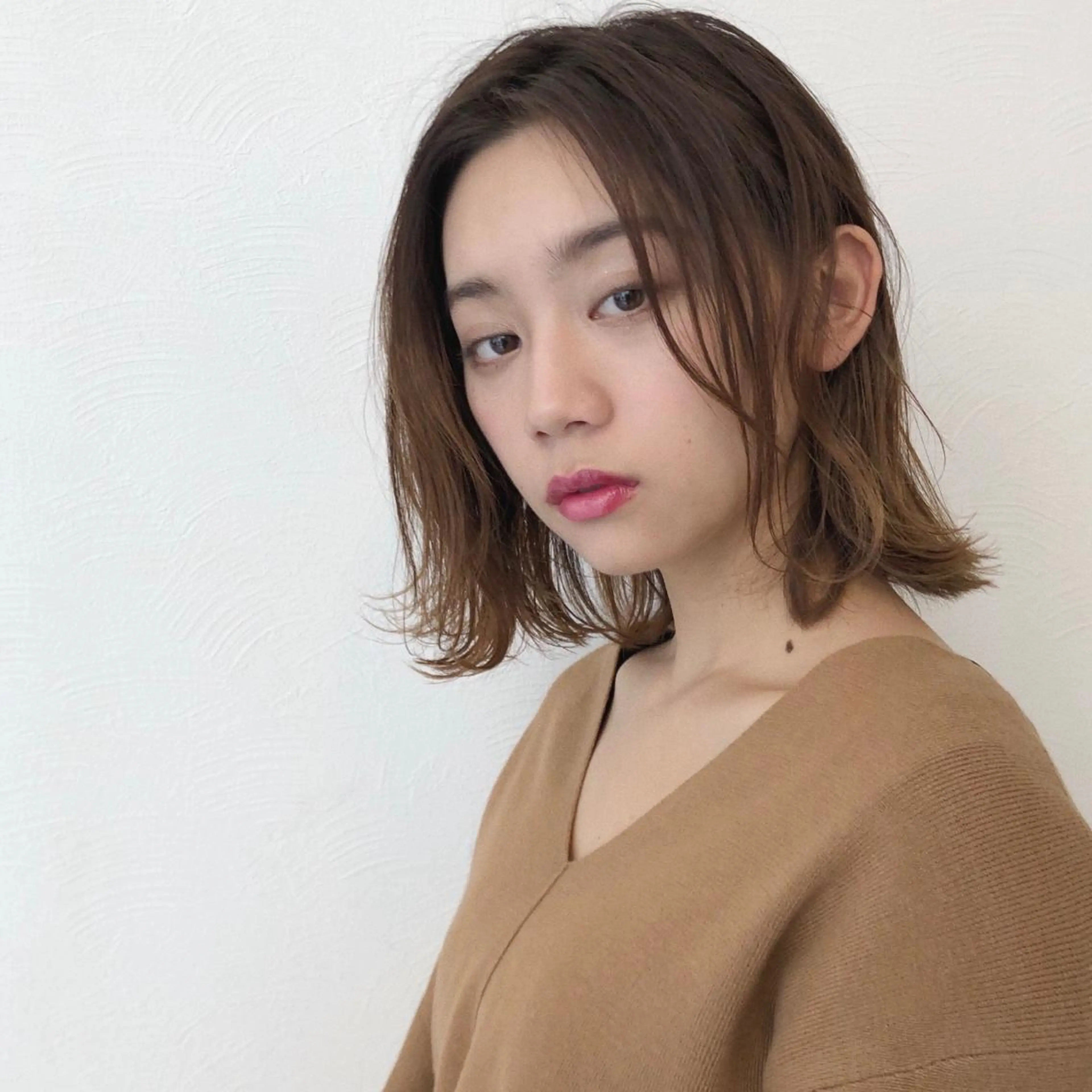 ミディアム 冨木 雄斗のヘアスタイル
