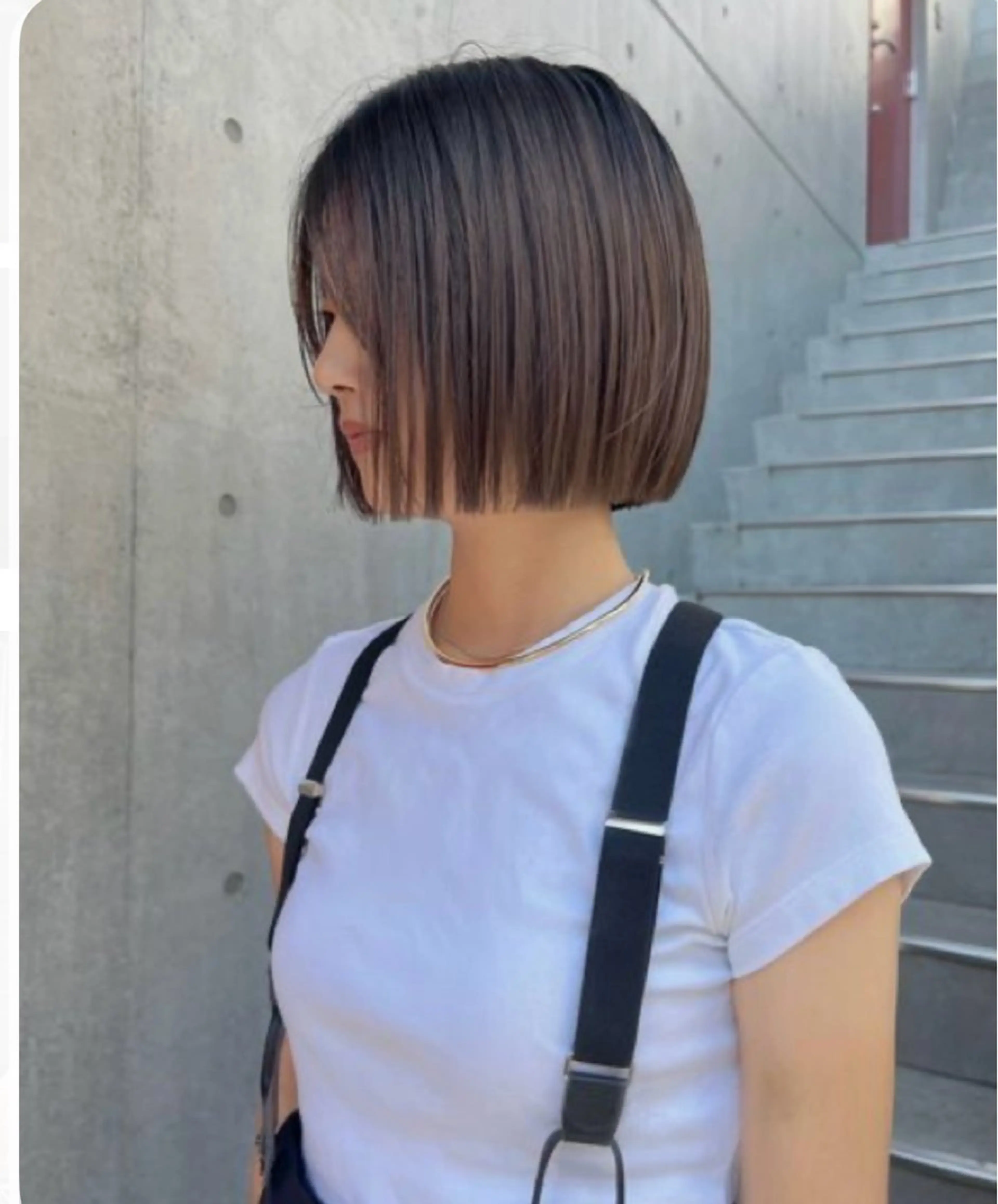 ショート カット 縮毛矯正 縮毛矯正×ボブ美容師 /飯田 輝のヘアスタイル
