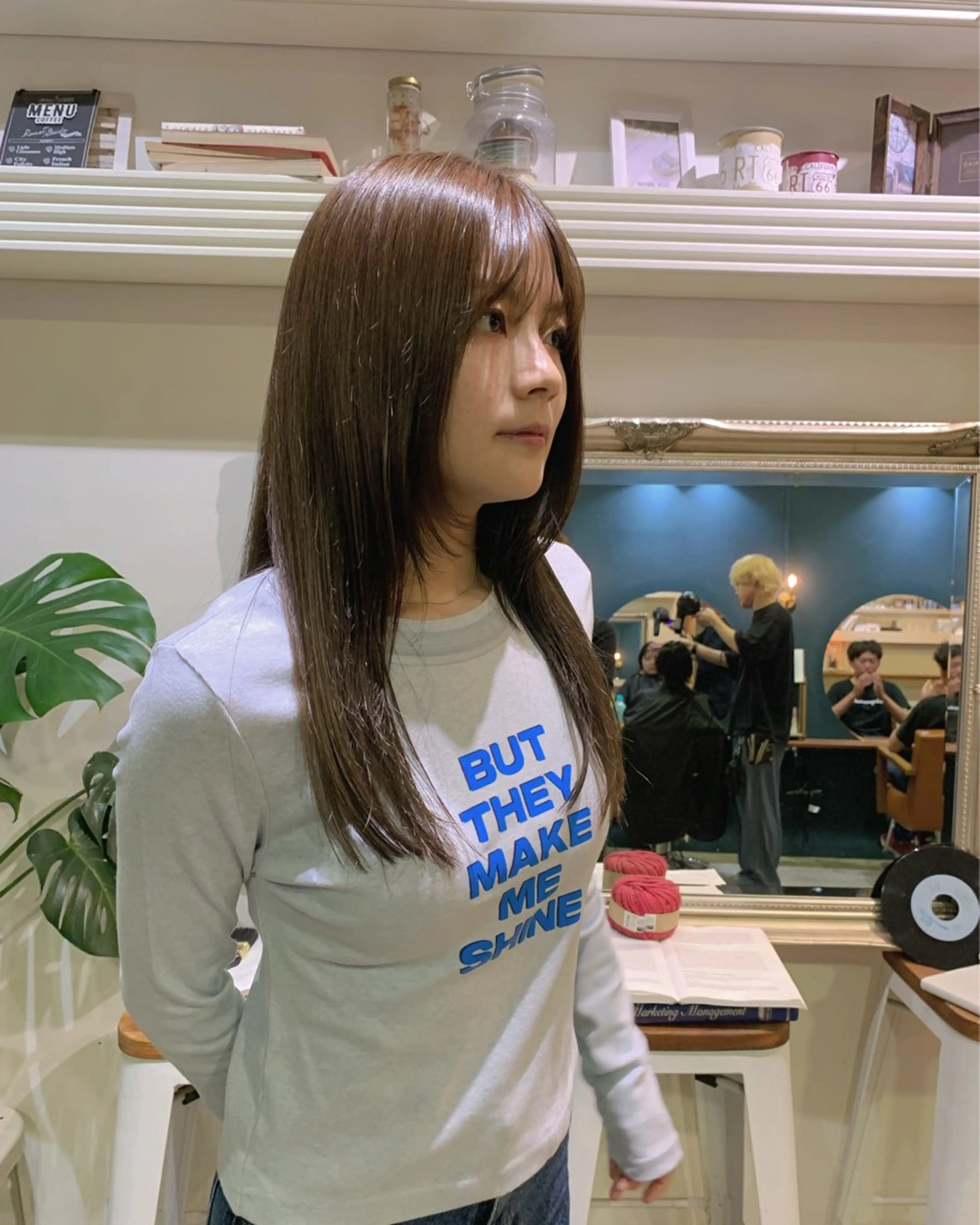 ロング カラー ヘアアレンジ 山口 樹里のヘアスタイル