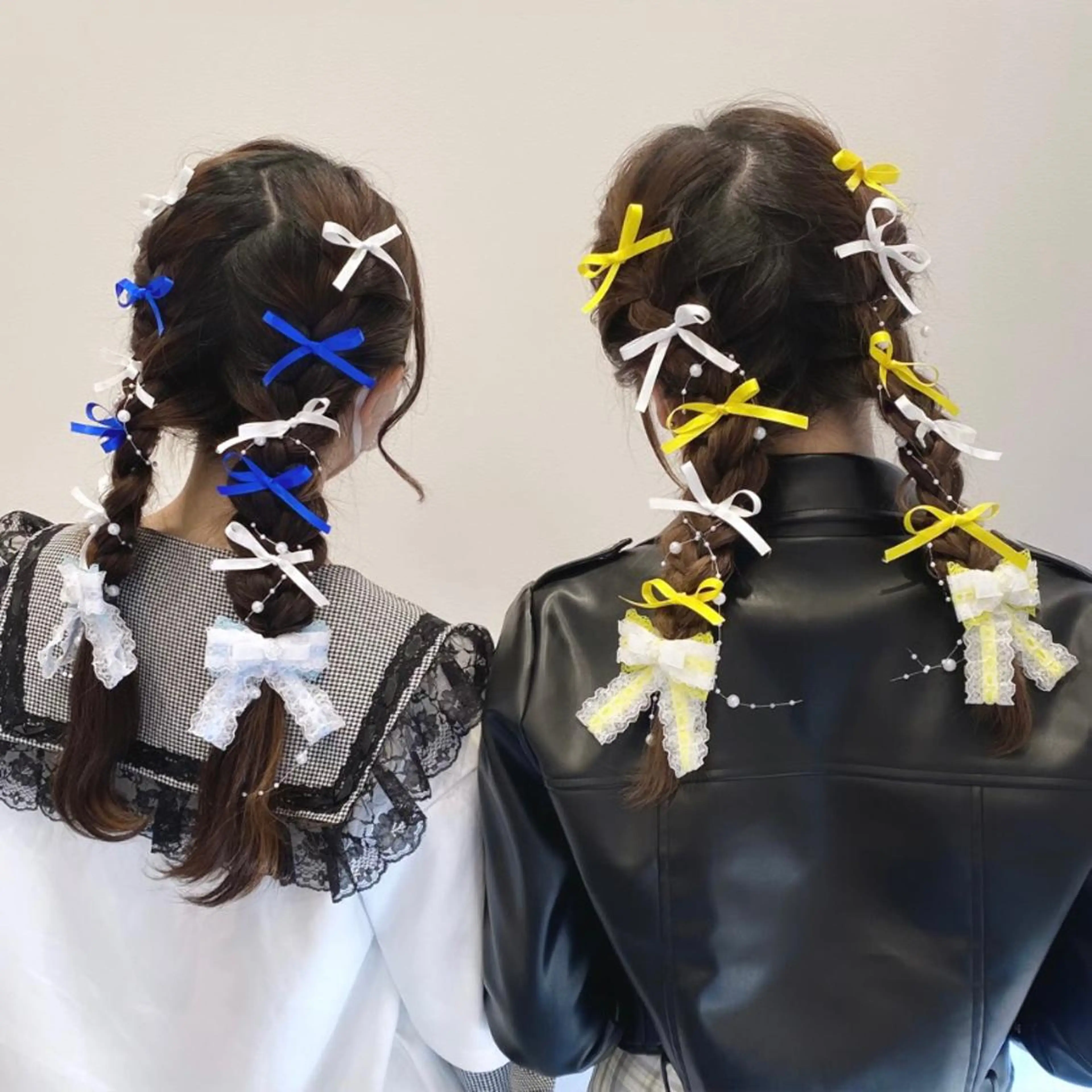 セミロング ヘアアレンジ 💗ガーリーヘア🎀 saki💗のヘアスタイル