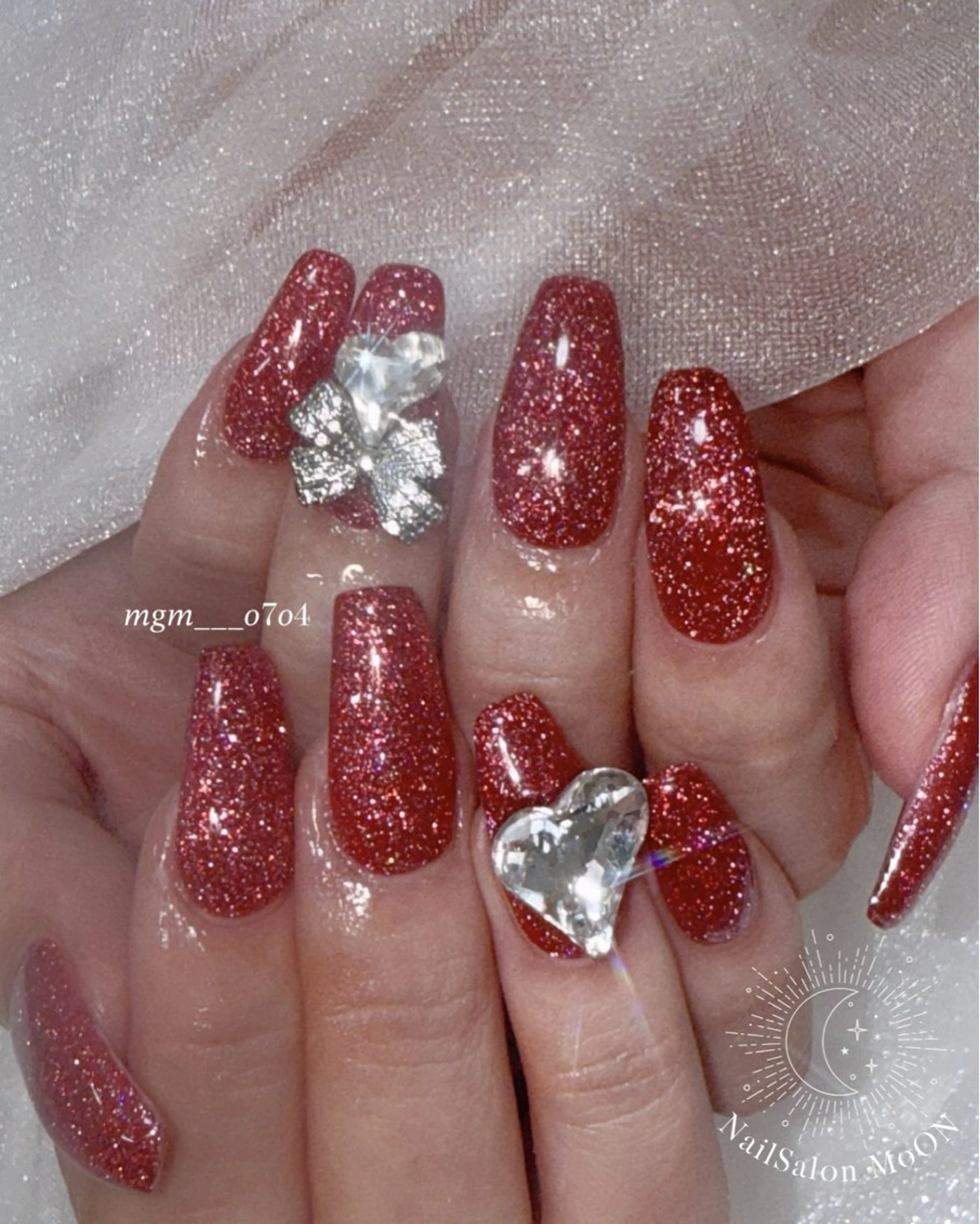 ハンドネイル ハンドケア MoON...❤︎ MeGuのネイルデザイン