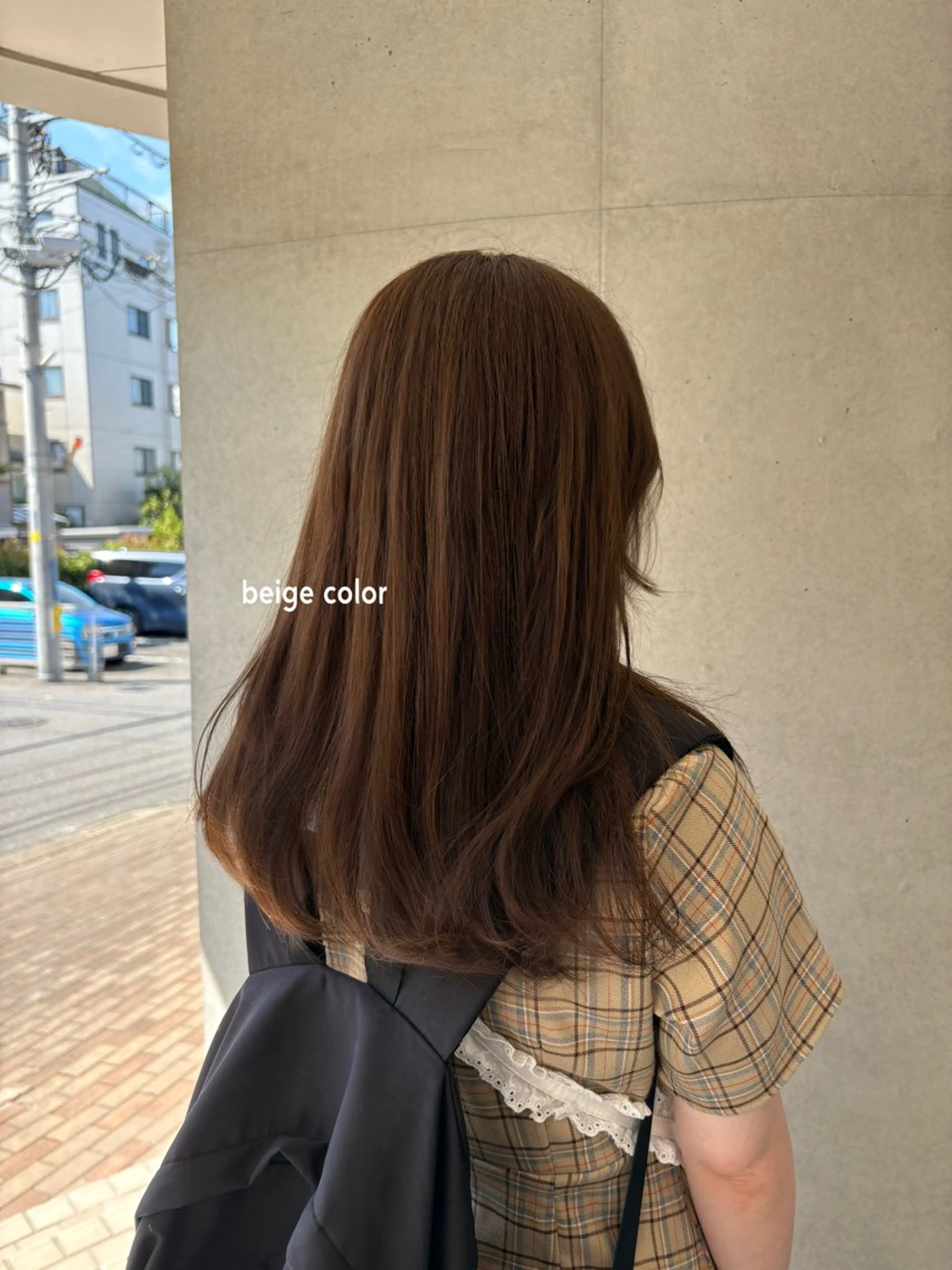 カラー ベージュカラー レナ🧸‪🤎 アメリシュシュのヘアスタイル