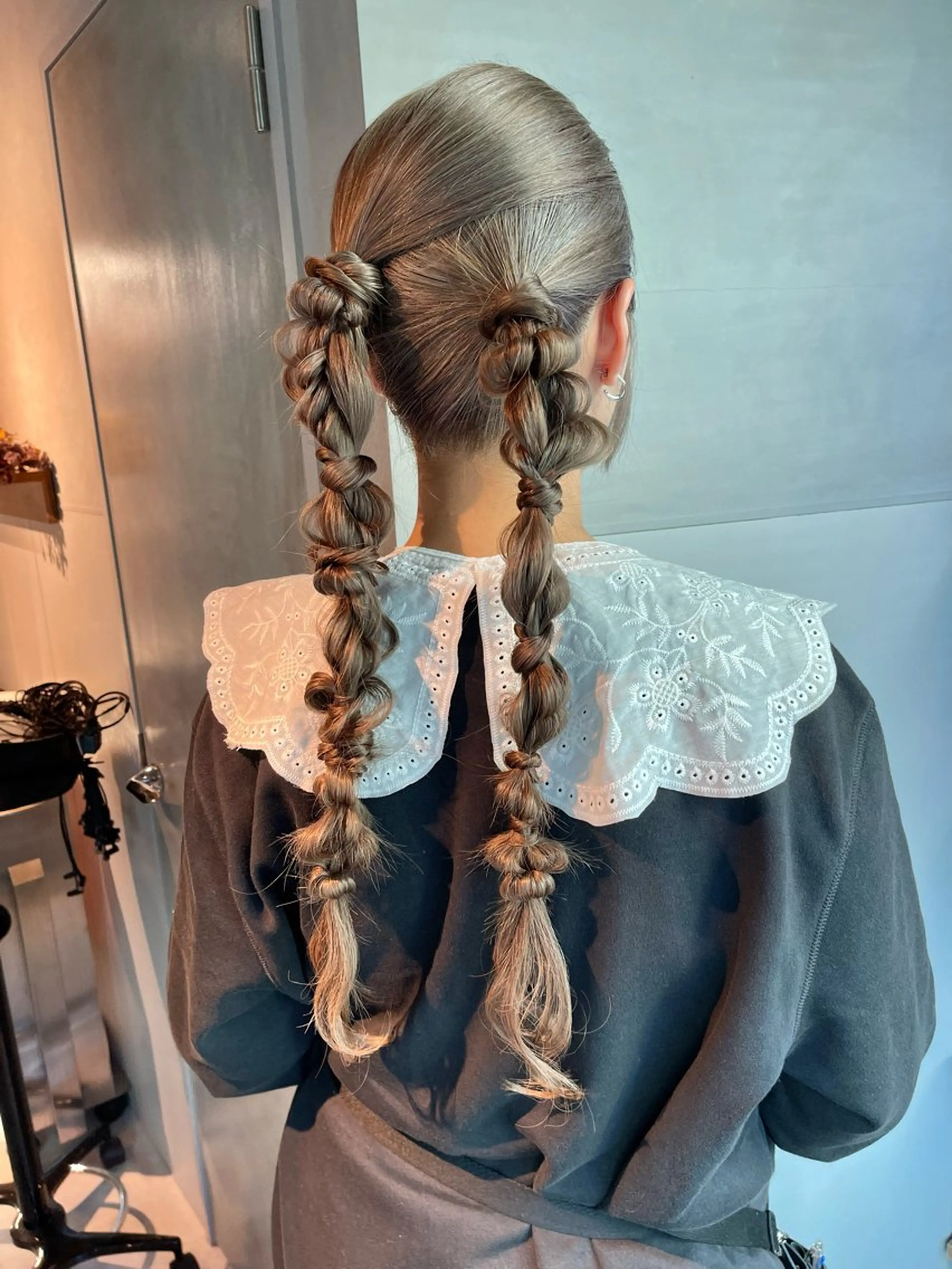 ヘアアレンジ ポニーテール 結婚式・ブライダル 卒業式のヘアスタイル ヘアセット charm《銀座》 ヘアセット/縮毛矯正のヘアスタイル
