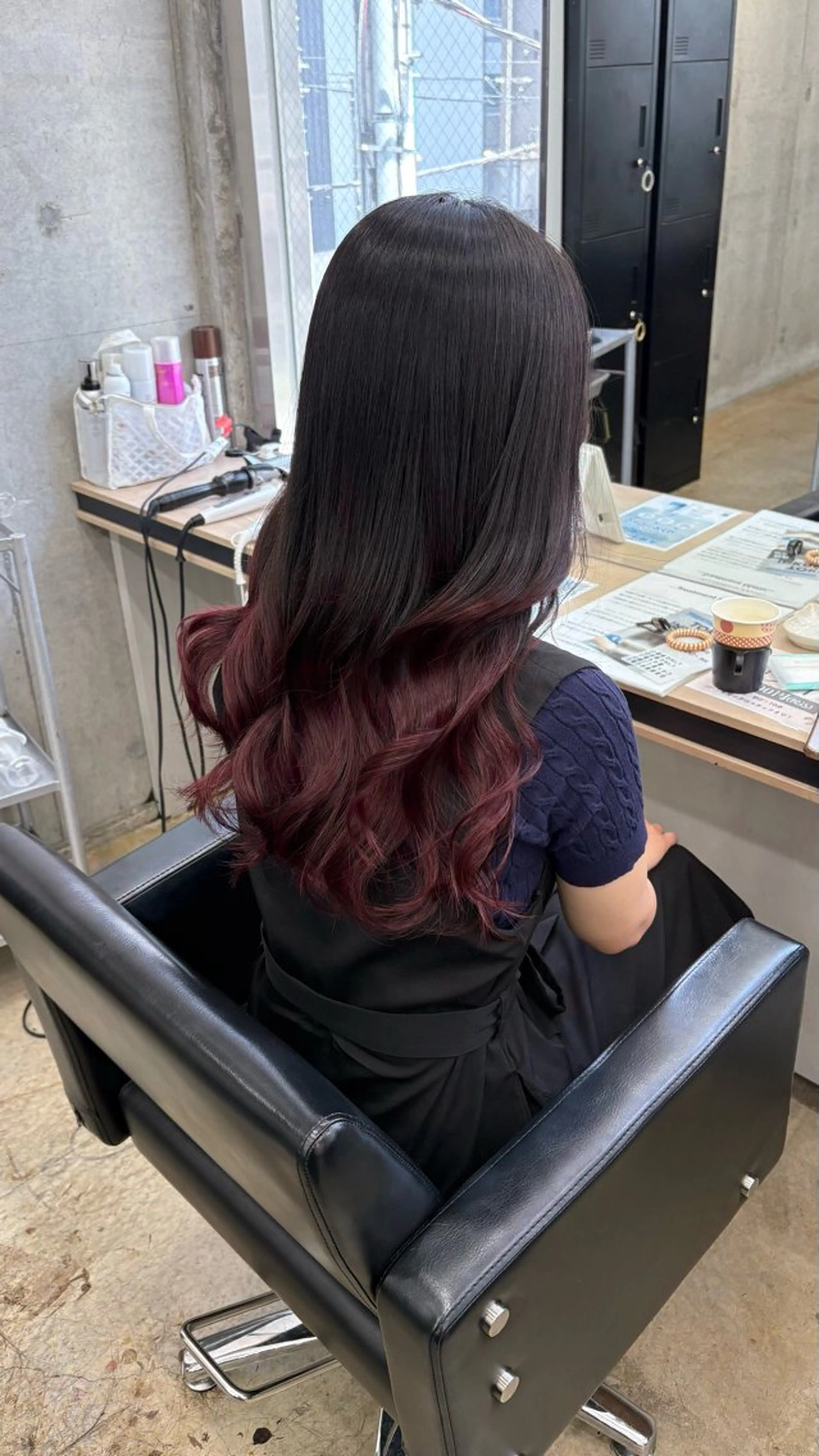 💫グラデーションカラー🦄💜 【ケアブリーチ➕高発色カラー】の写真