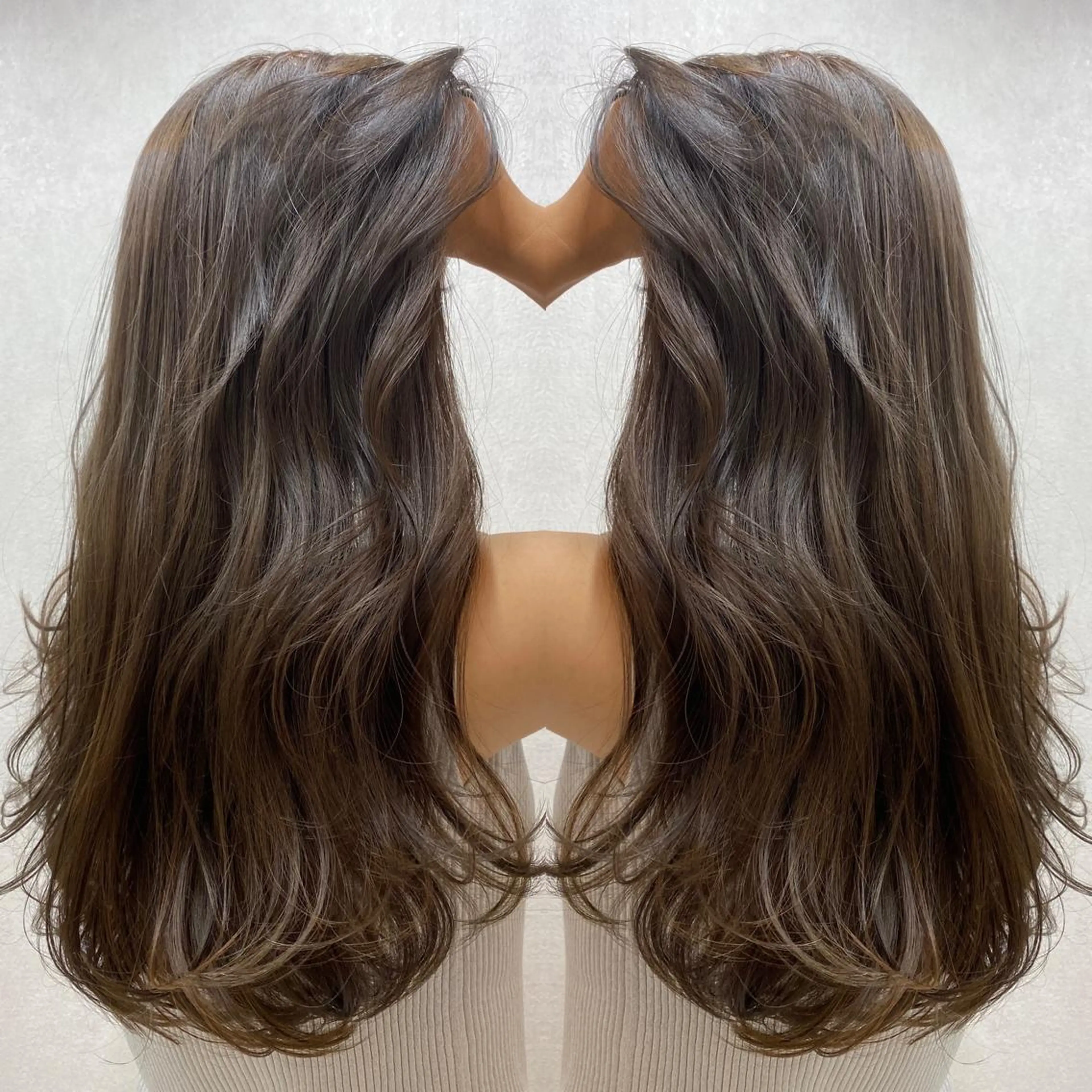 ロング カラー カット トリートメント tocca 💜石田愛結💜のヘアスタイル