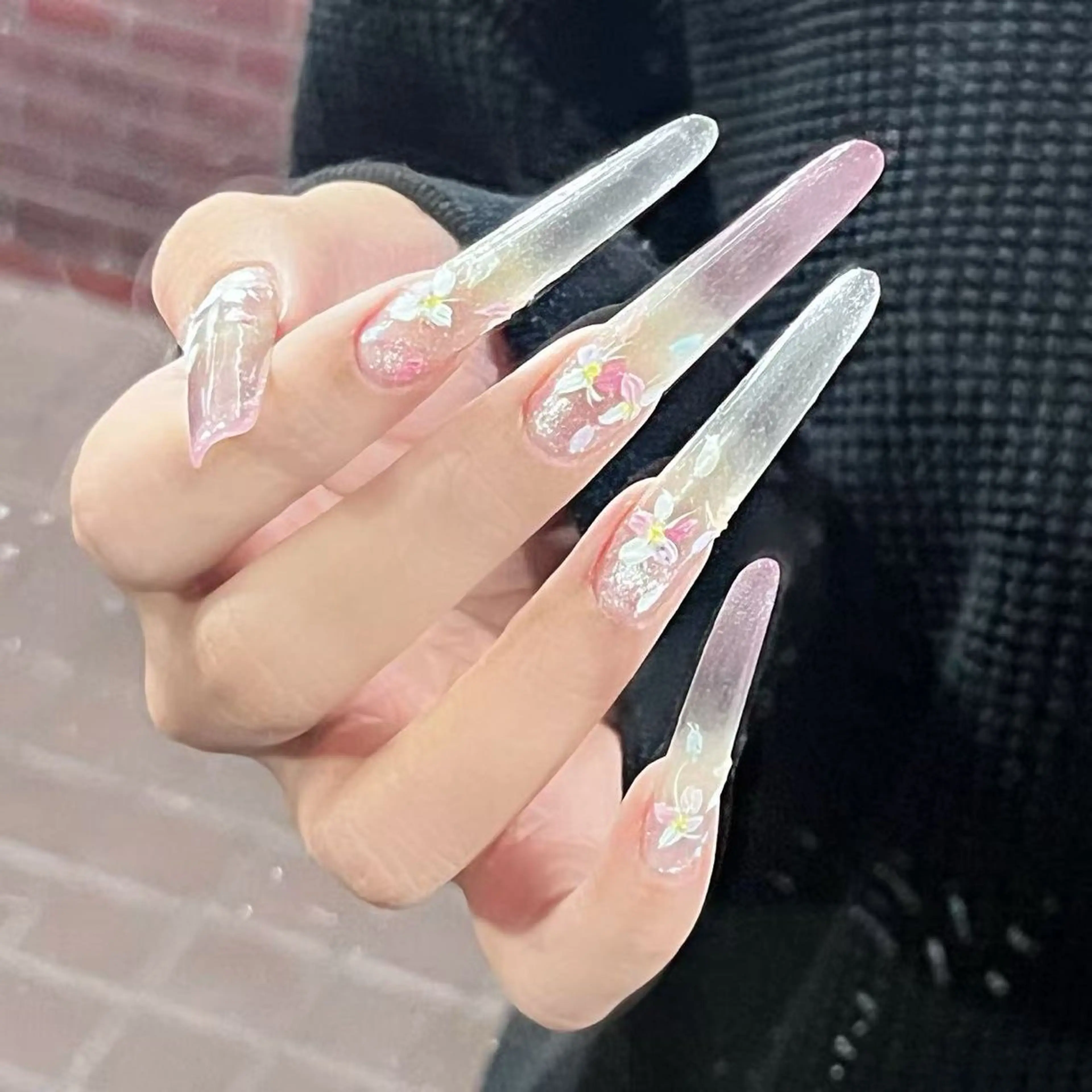 ネイル ロングネイル スーパーロングネイル ハンドネイル ハンドケア 💜MIYA nail川崎店のネイルデザイン