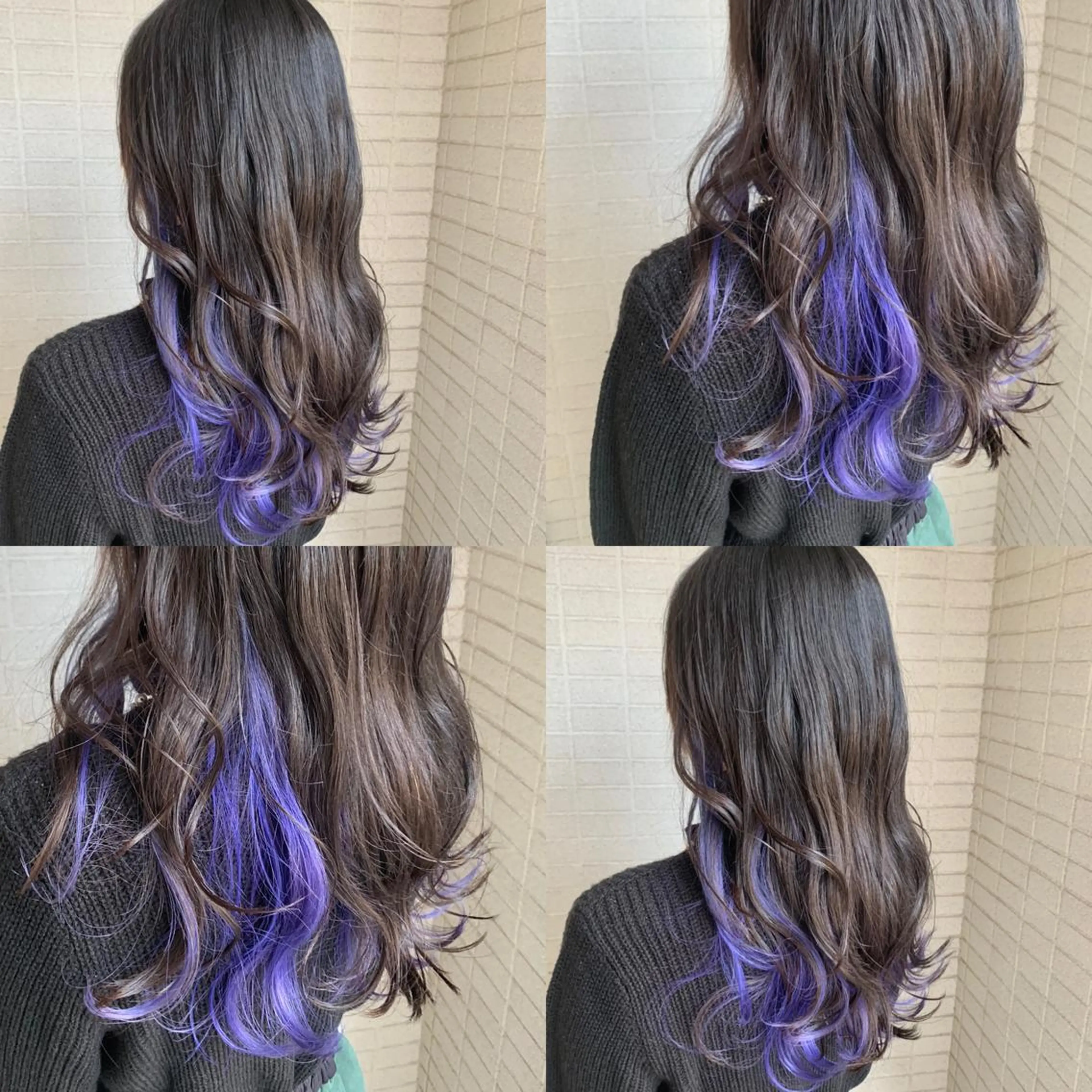 ミディアム カラー ヘアカラー ヘアケア・頭皮ケア デザインカラー/中田のヘアスタイル