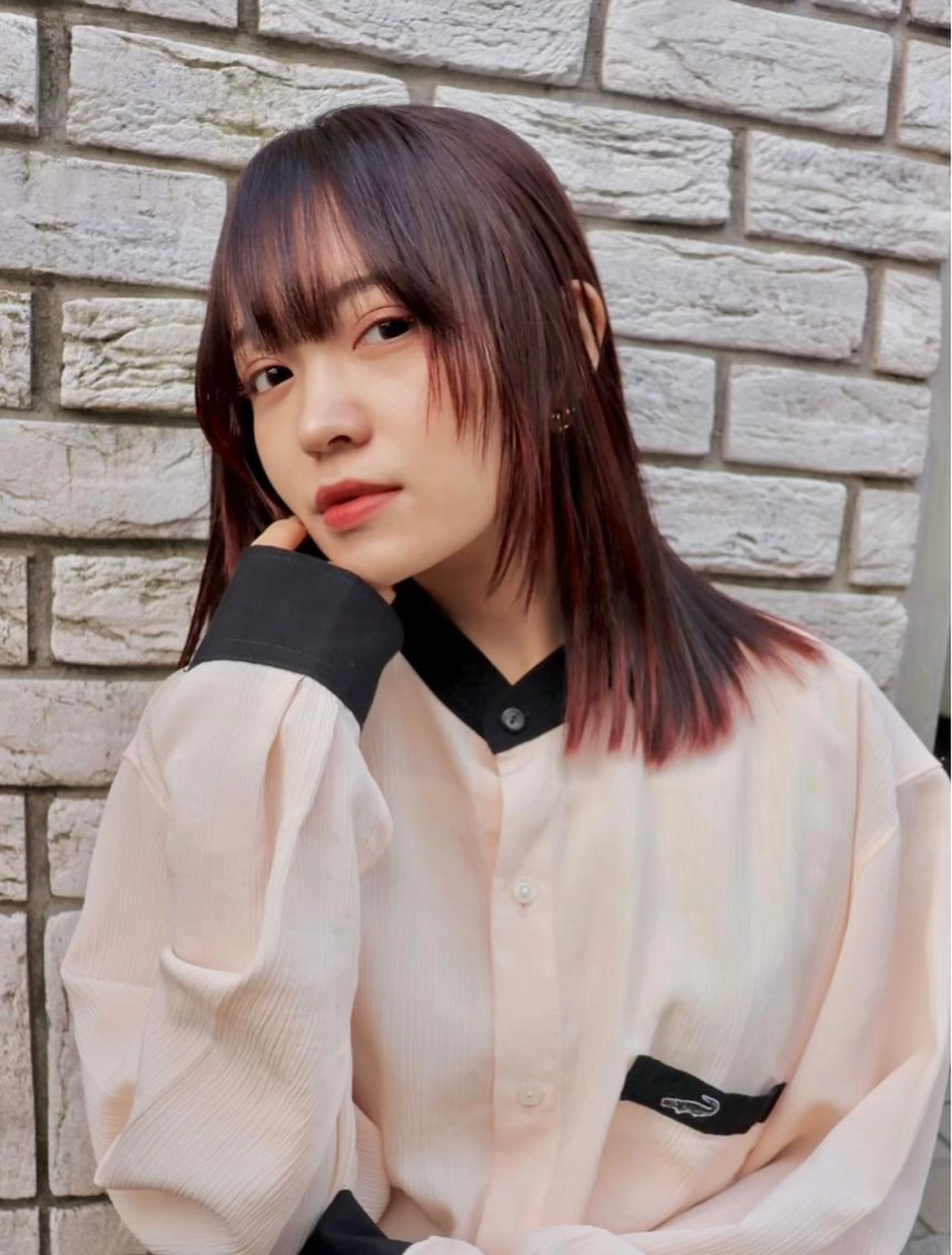 見た目も変える髪質改善🌿髪質改善ストレート+前髪カットor毛先カットor顔周りカット🌿💐3回までご利用可能💐の写真