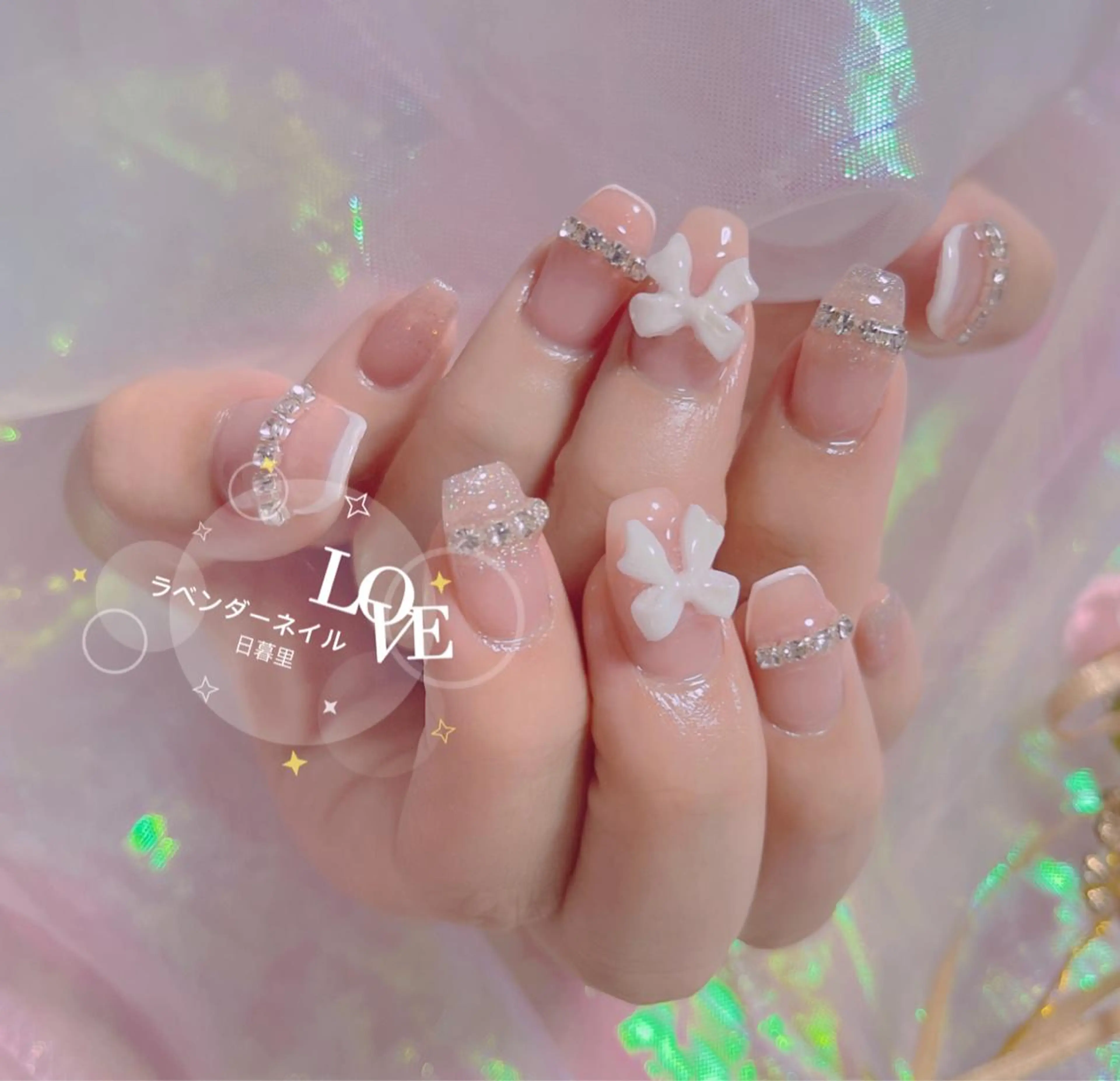 ネイル ラベンダー💖日暮里 ルル💖ネイルのネイルデザイン