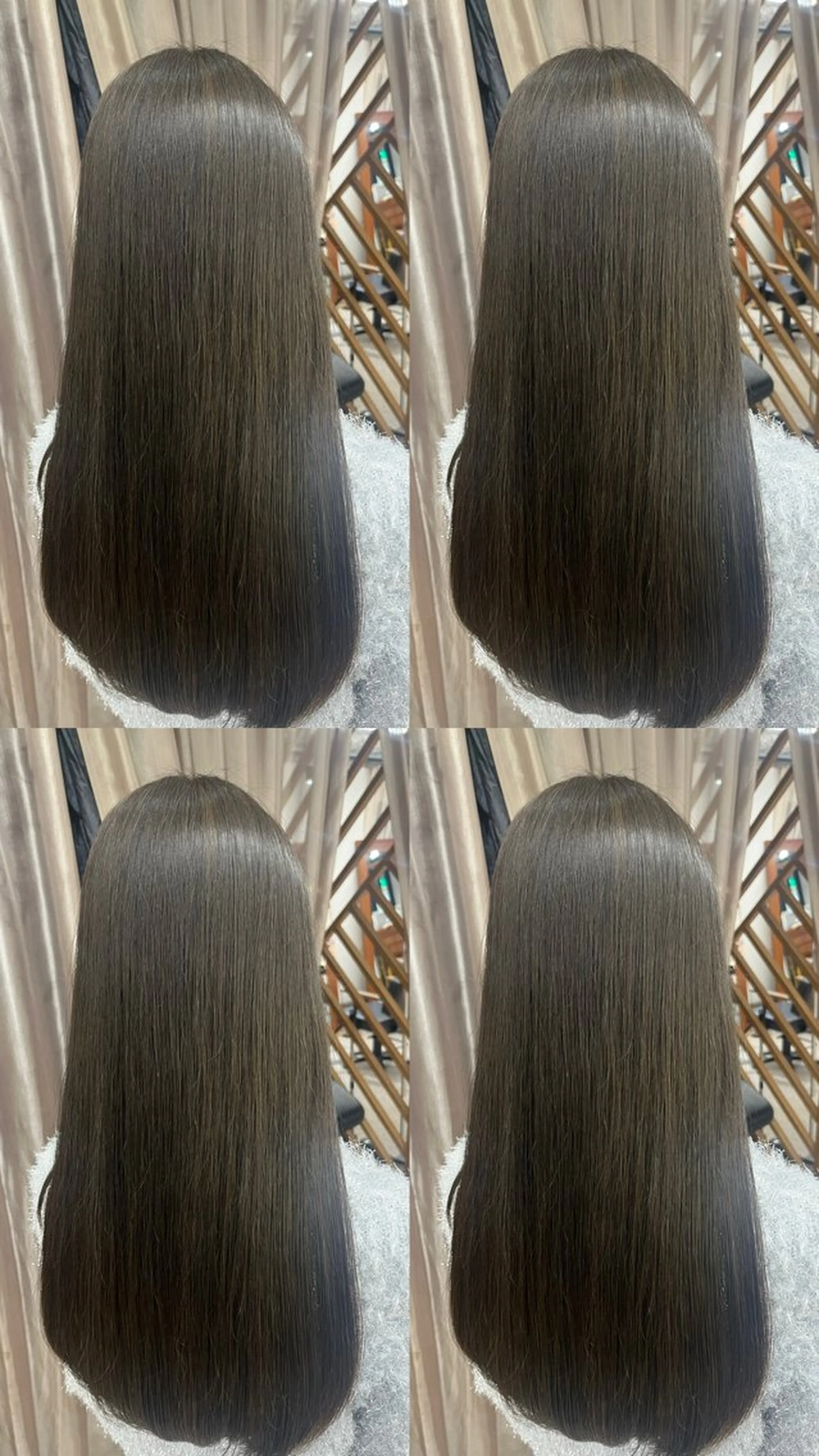 ロング カット ヘアカラー トリートメント コバヤシ ラムのヘアスタイル