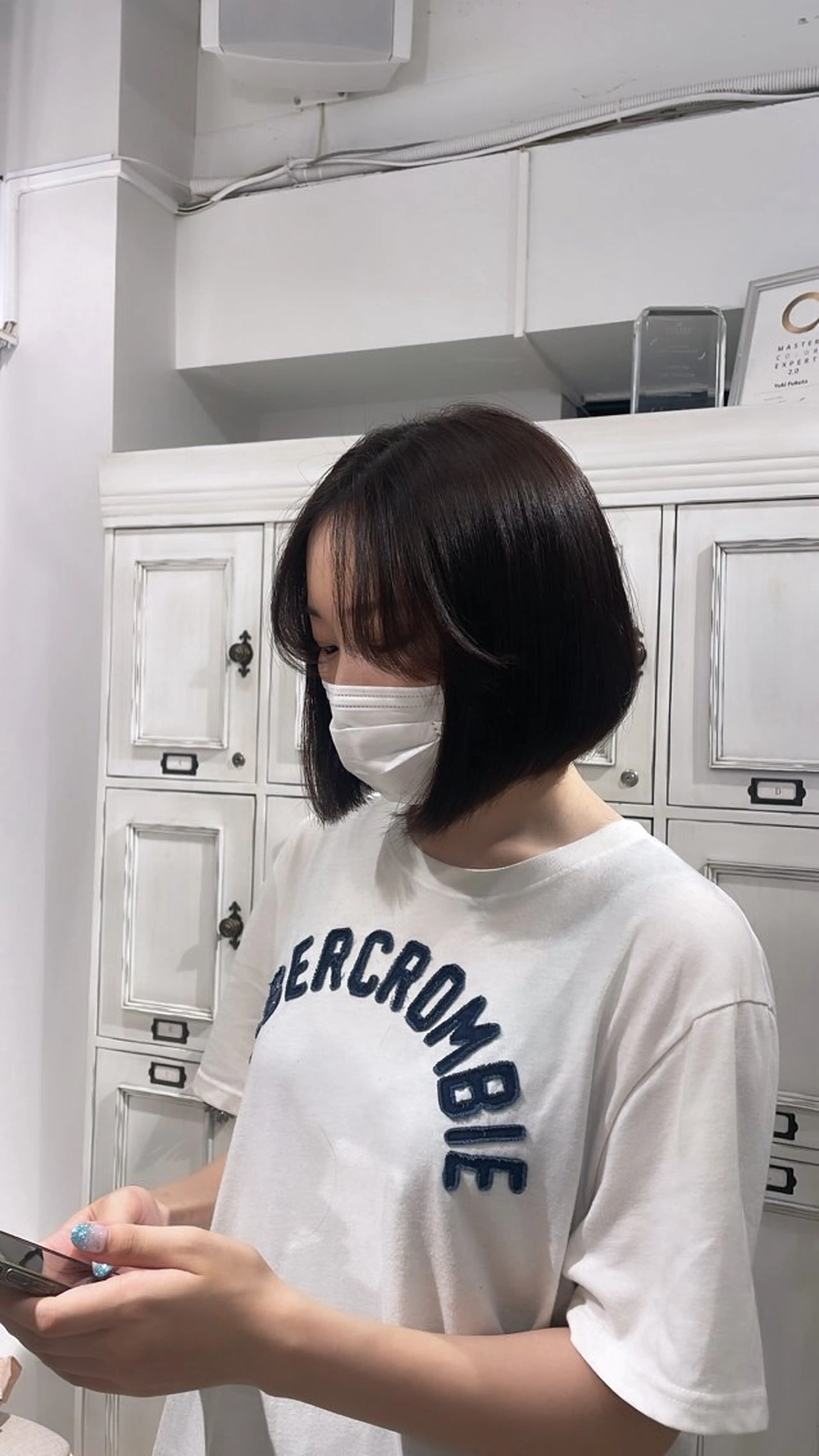 ショート カラー ボブ ショートヘア CreBiA🎀 ayaのマツエク・マツパデザイン