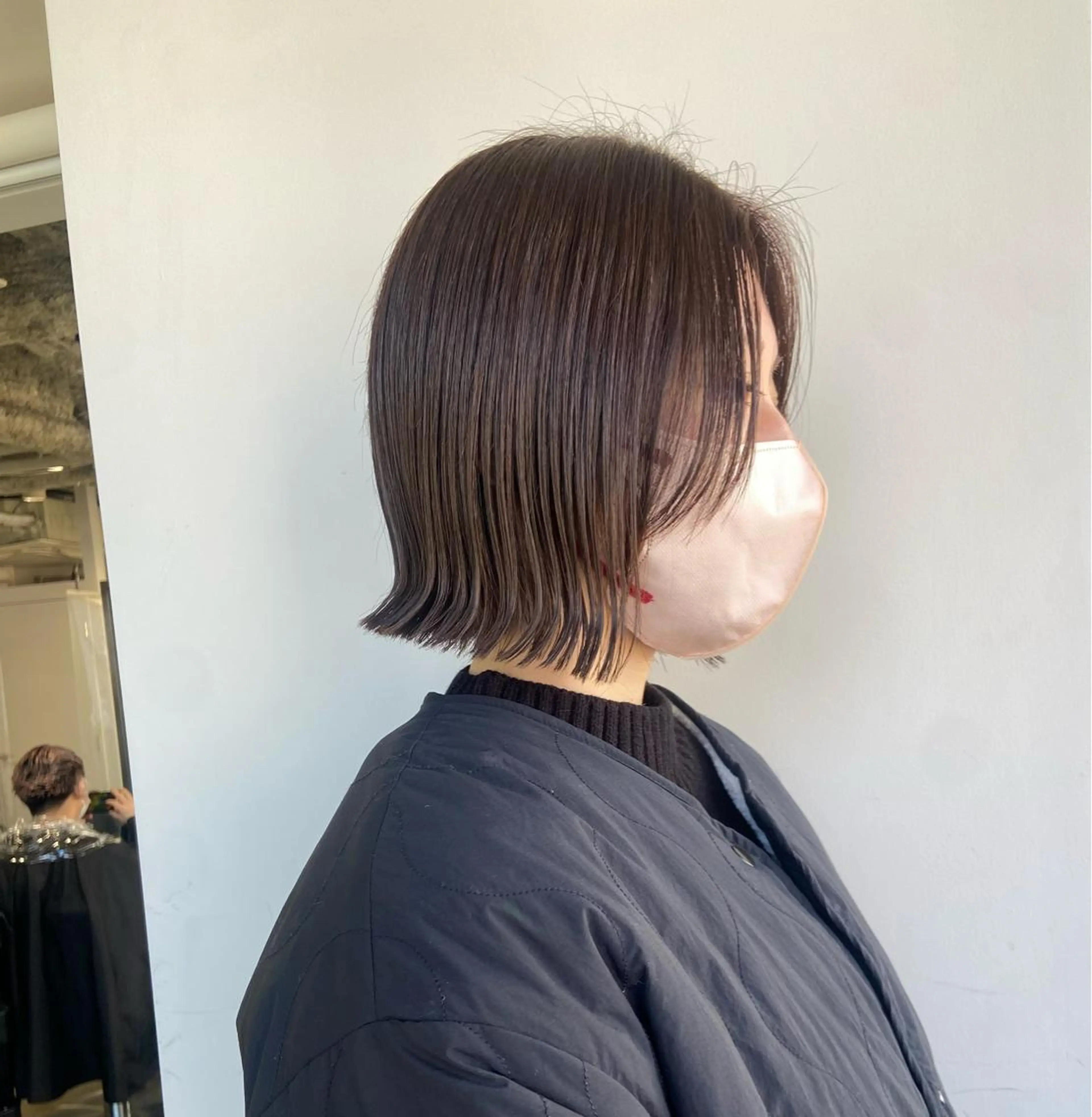 ショート カラー 切りっぱなしボブ ボブ 🪽似合わせカラー RENA.🪽🩶のヘアスタイル