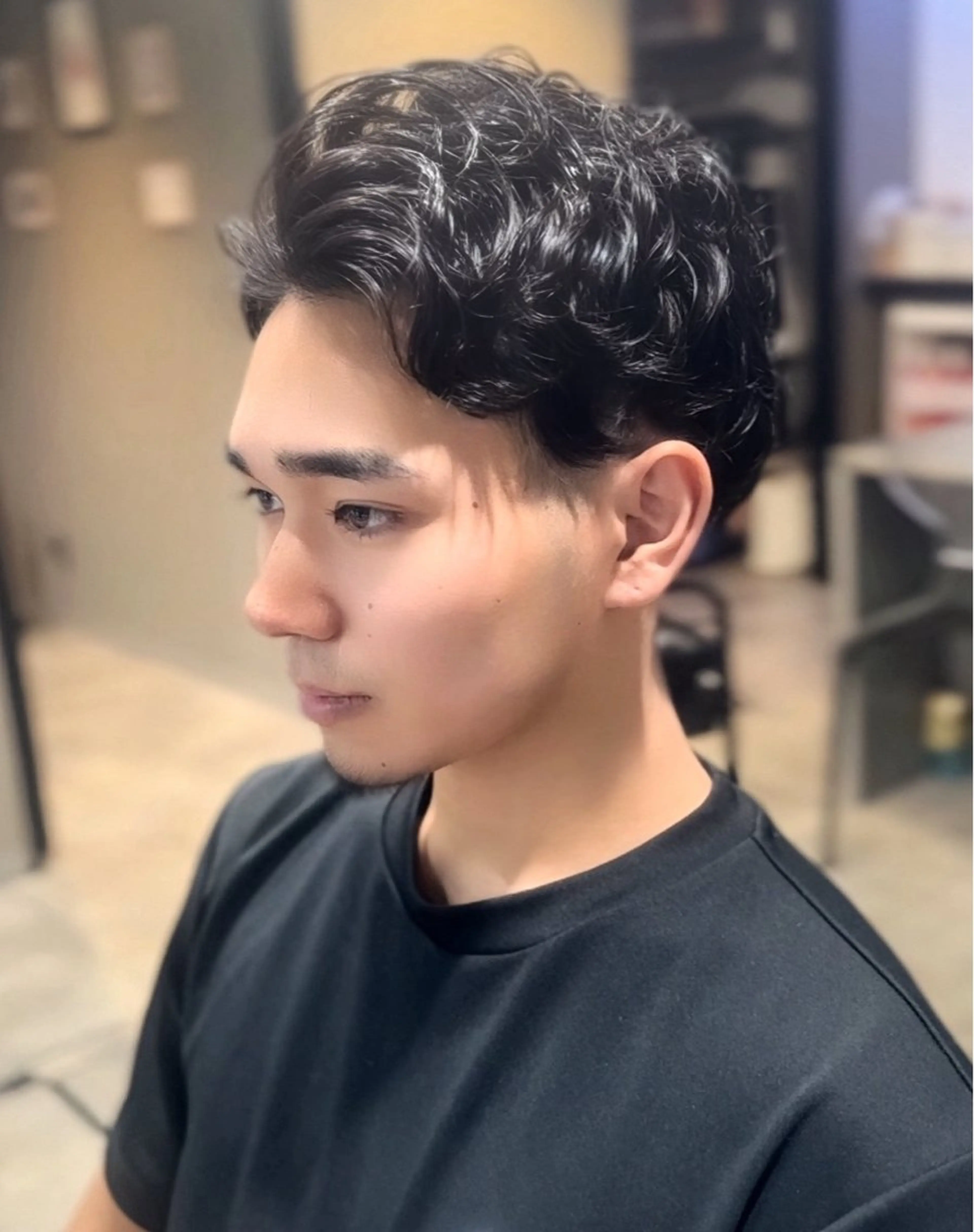 ショート カット パーマ 村井 隆仁のヘアスタイル