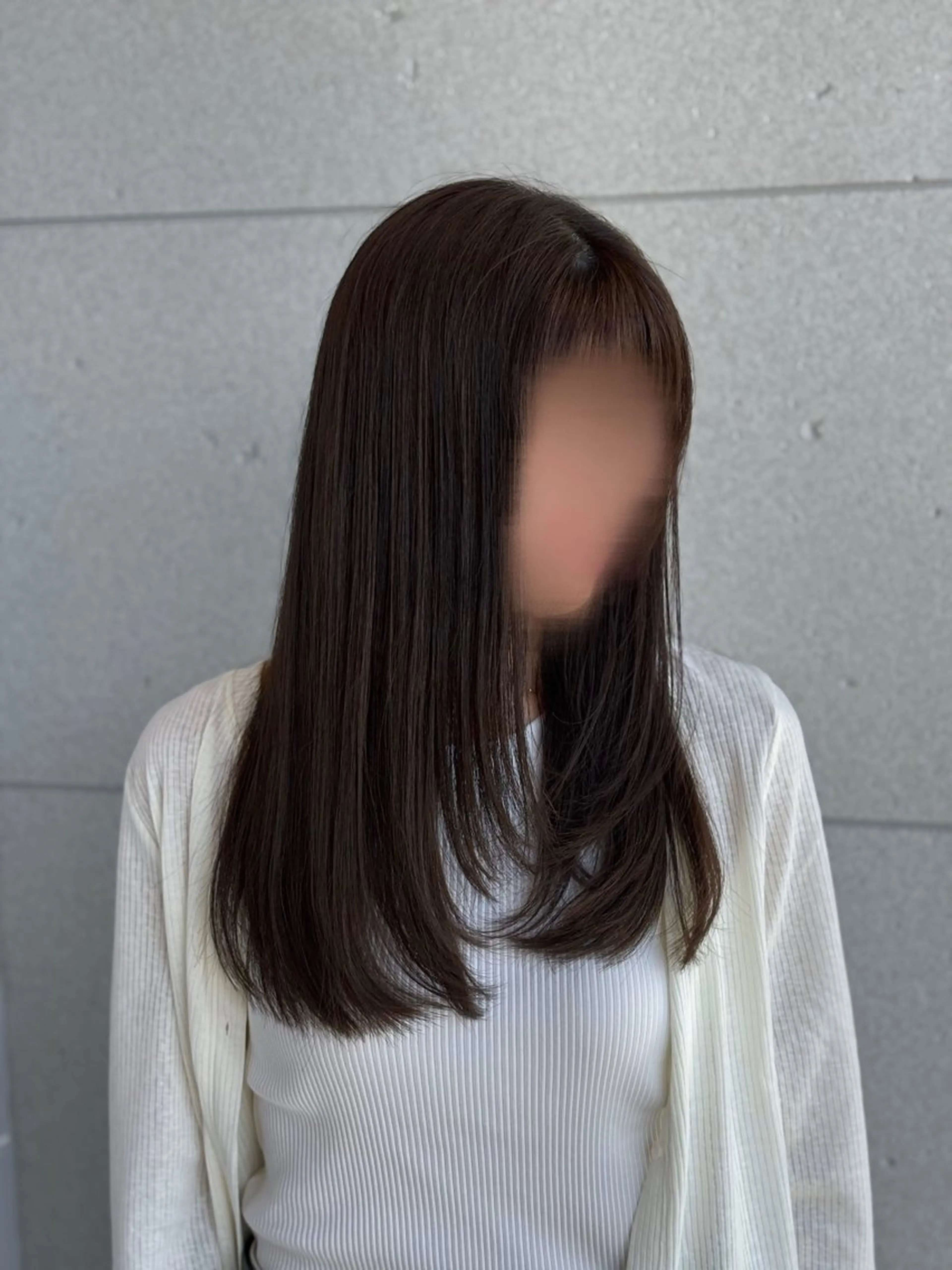 カラー ブラウンカラー 透明感カラー カット ヘアカラー トリートメント 山口 玖瑠美のヘアスタイル