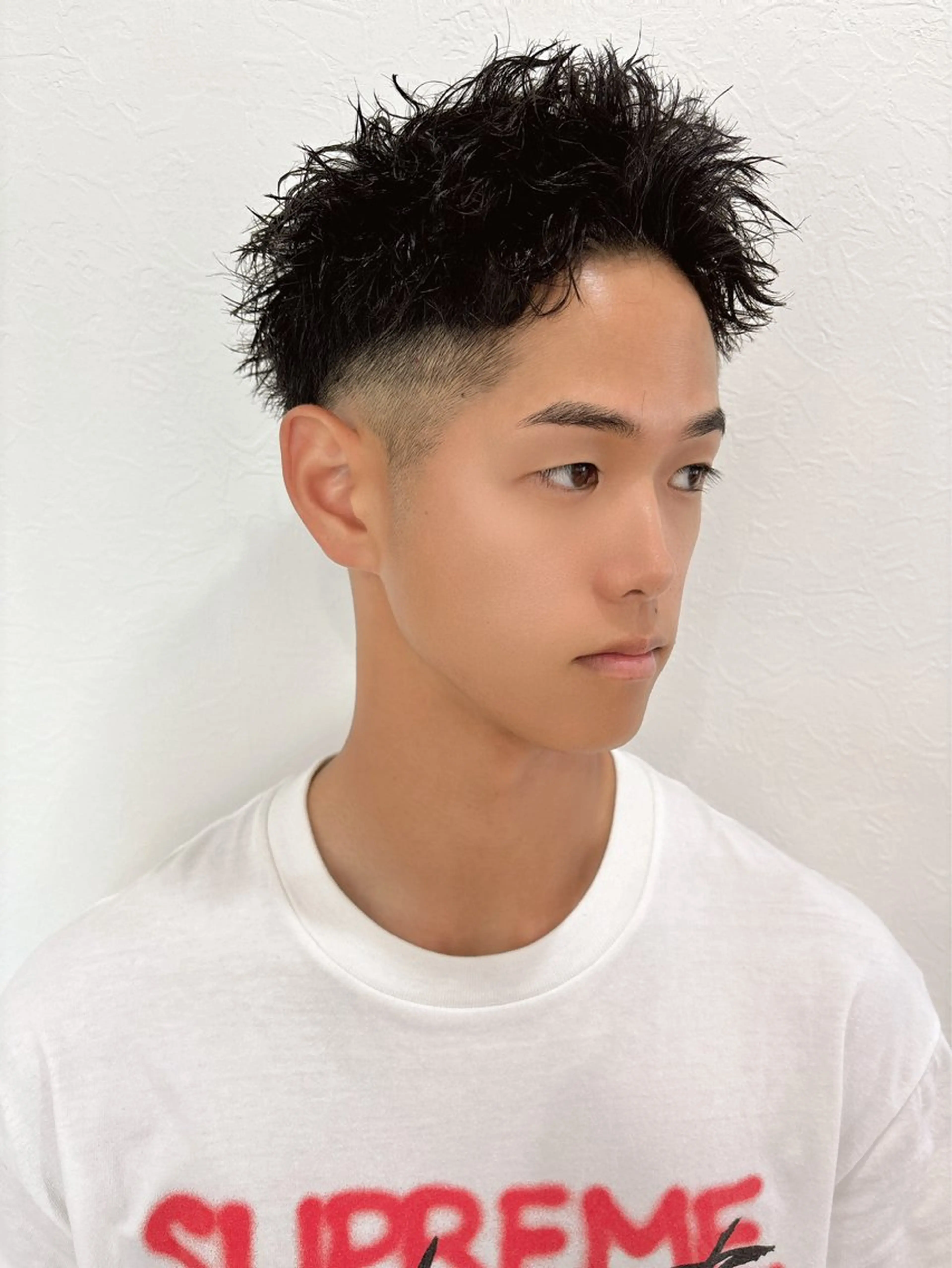 メンズカット＋パーマ(⚠︎パーマの種類により料金異なります)の写真