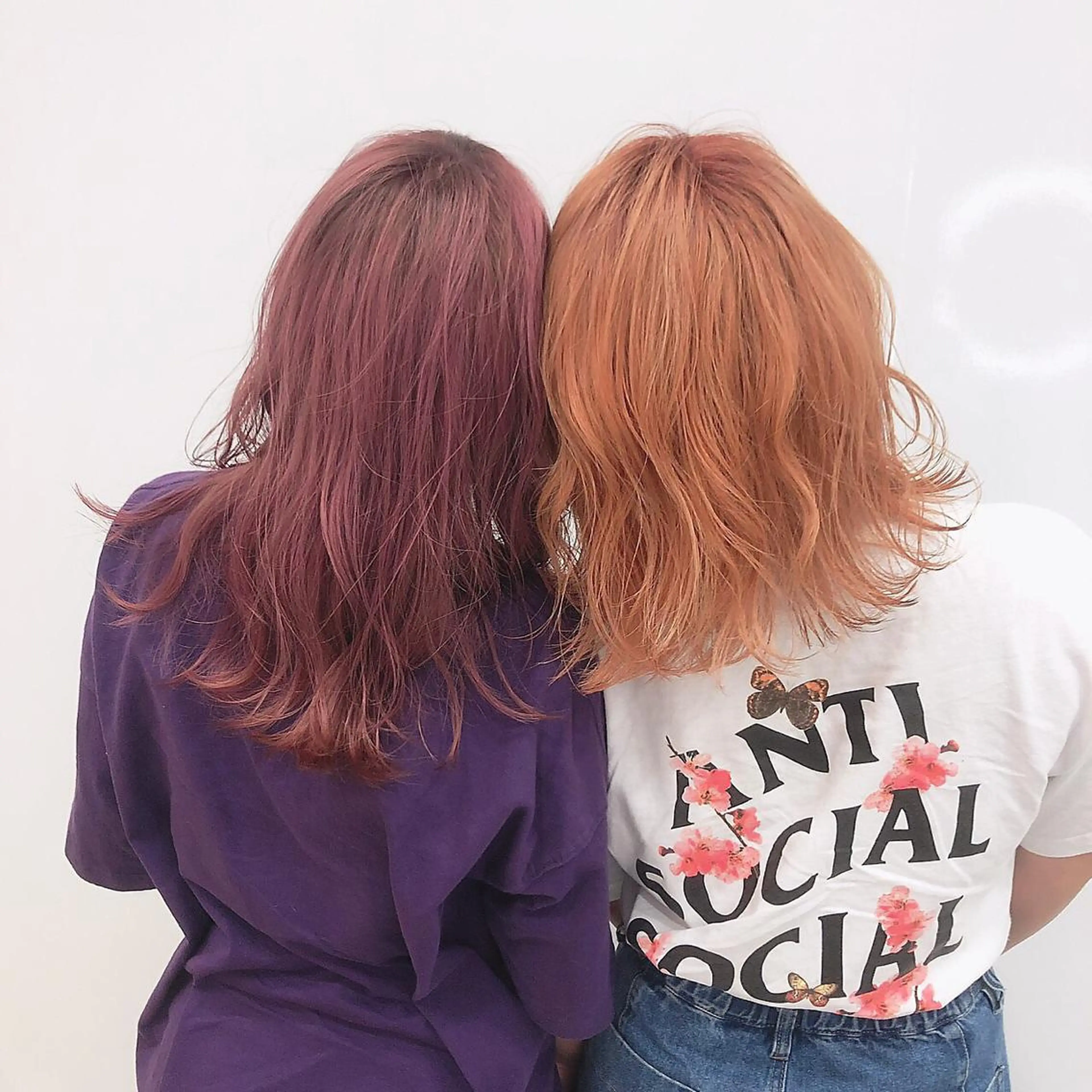 ミディアム カラー ヘアアレンジ キッズ アディクシーカラー バレイヤージュ ミストバング ベージュカラー 黒髪 ヘアカラー トリートメント ヘアセット カラー特化サロン Eir心斎橋のヘアスタイル