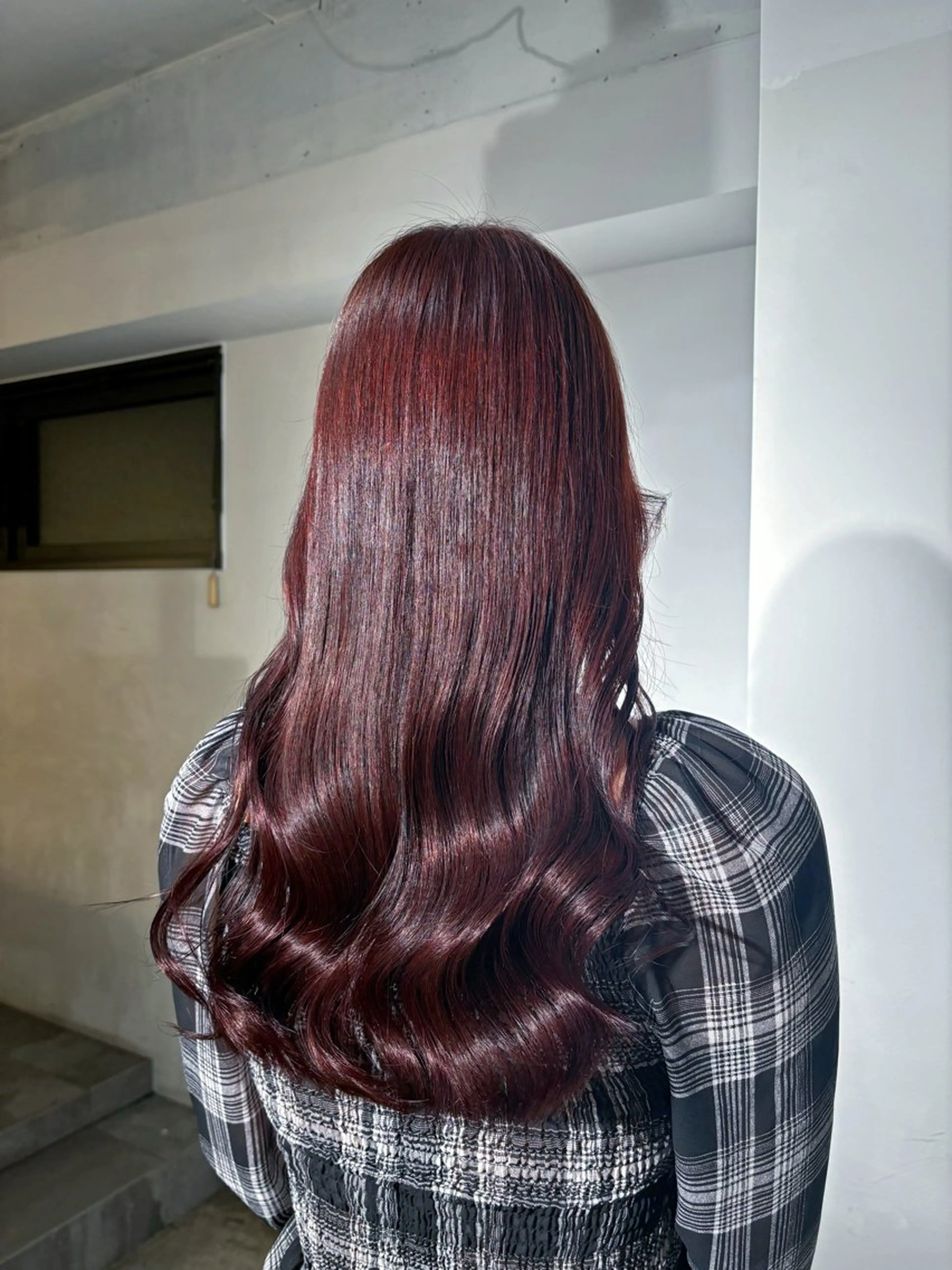ミディアム カラー ヘアカラー トリートメント ヘッドスパ 💫miyu💫デザ インカラー/アレンジのヘアスタイル