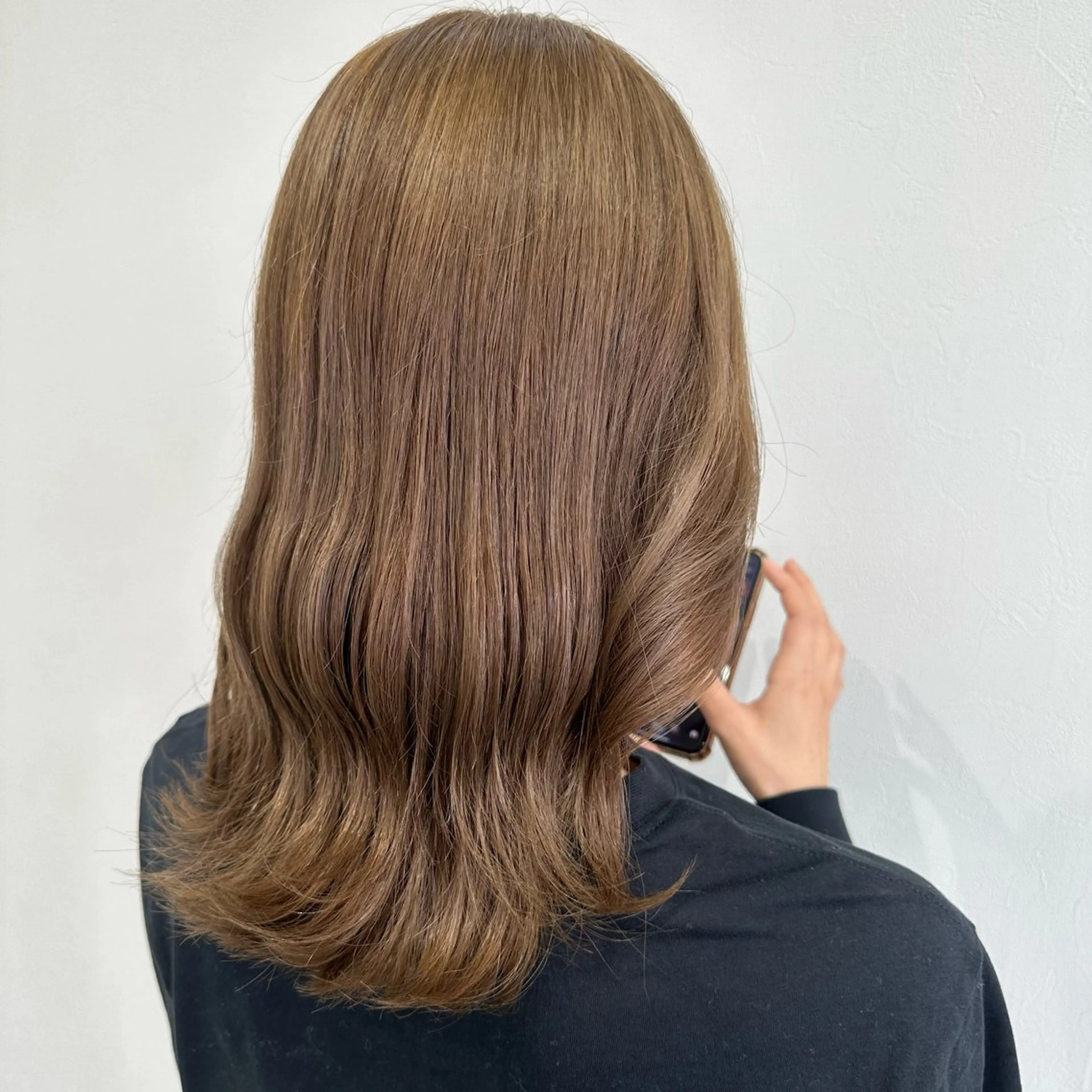 セミロング カラー akane 🐟のヘアスタイル