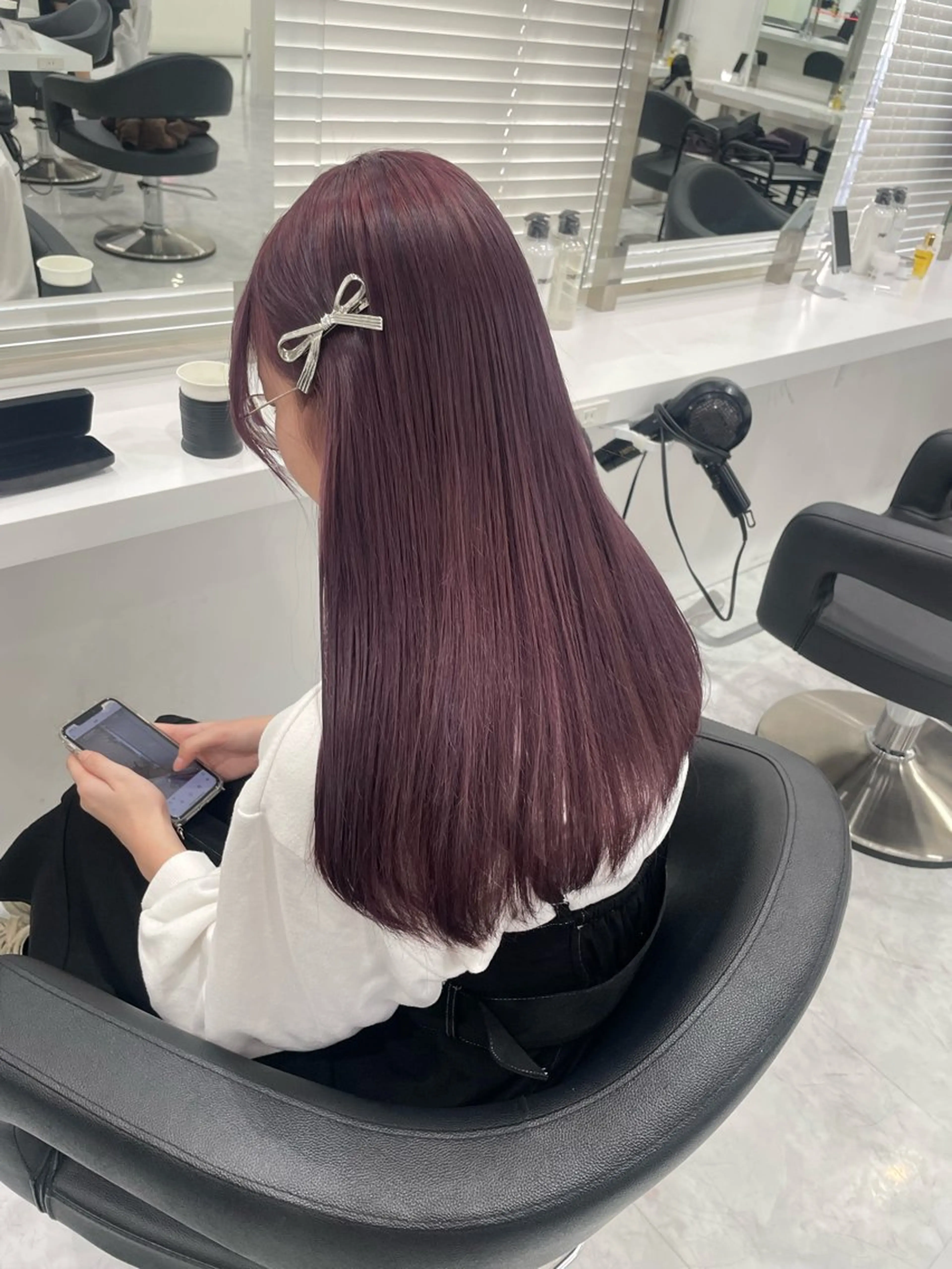 カラー ヘアカラー トリートメント 大人っぽ韓国🤍ブリ ーチ/mitsukiのヘアスタイル