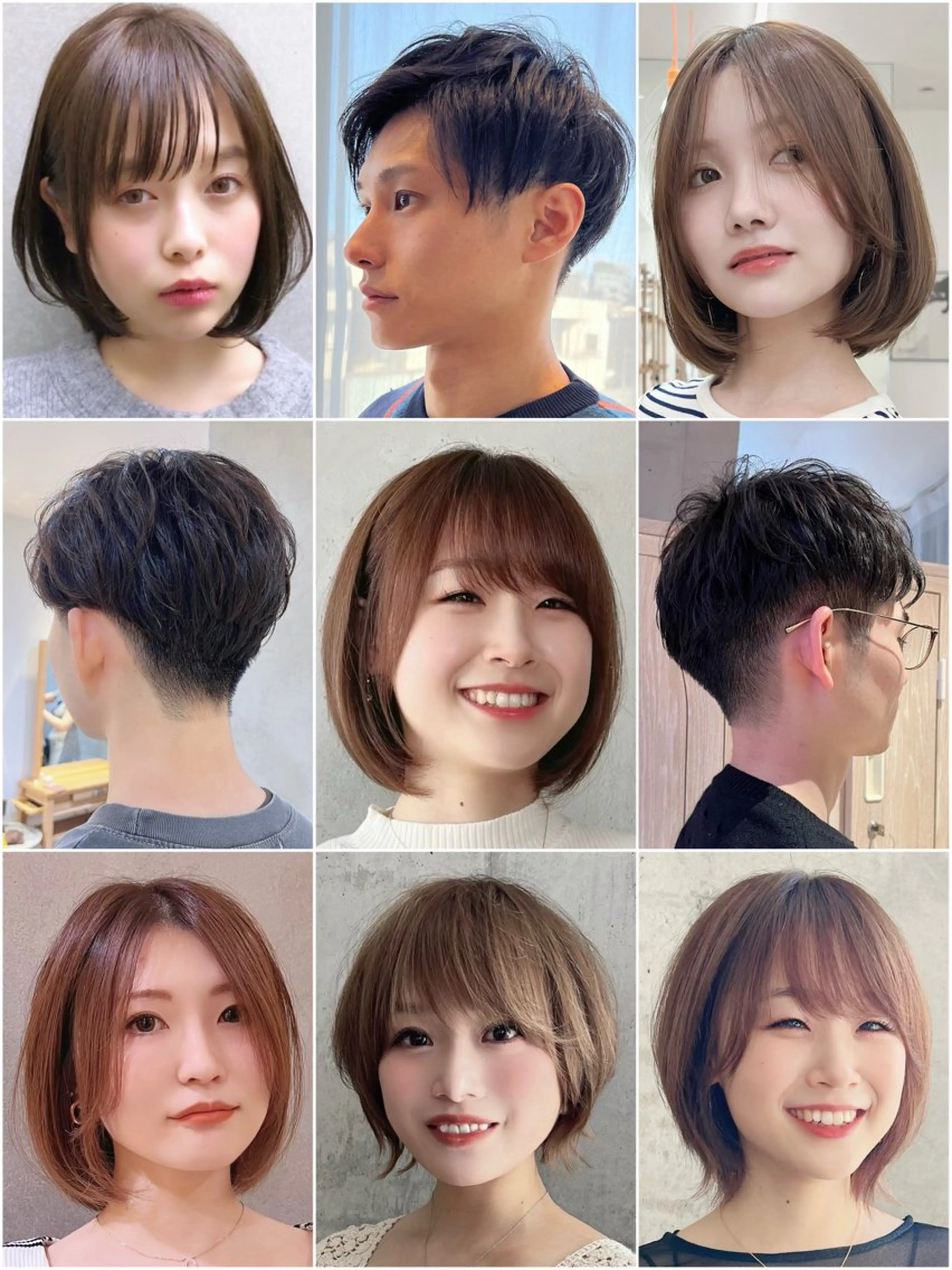 ショート Say.石川葵 ショートボブ前髪のヘアスタイル