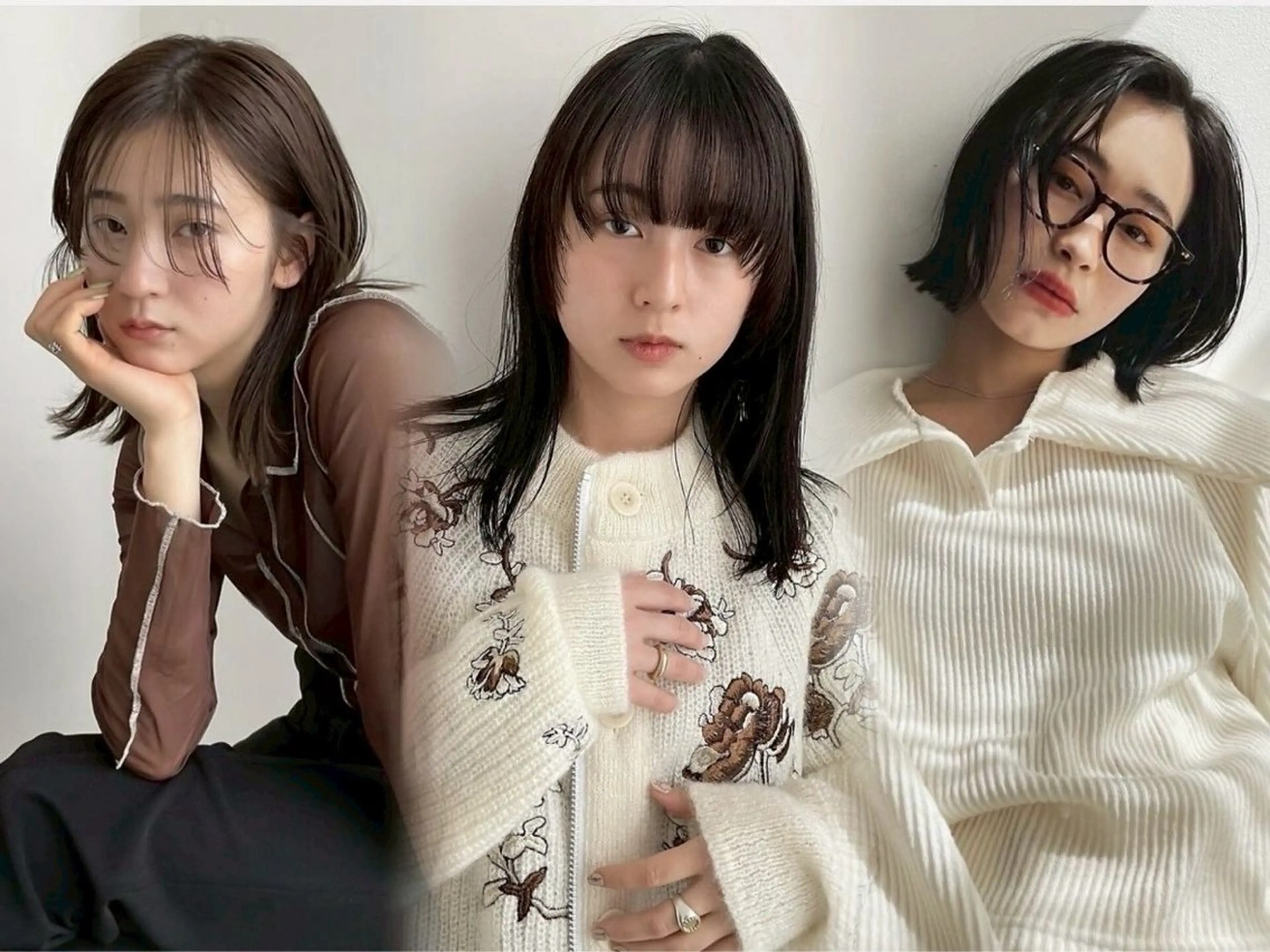 ミディアム カラー アッシュ ベージュカラー グレージュ ラベンダーカラー ラベンダーグレージュ カット ヘアカラー トリートメント ✨艶髪特化／ 冨成　渚咲のヘアスタイル