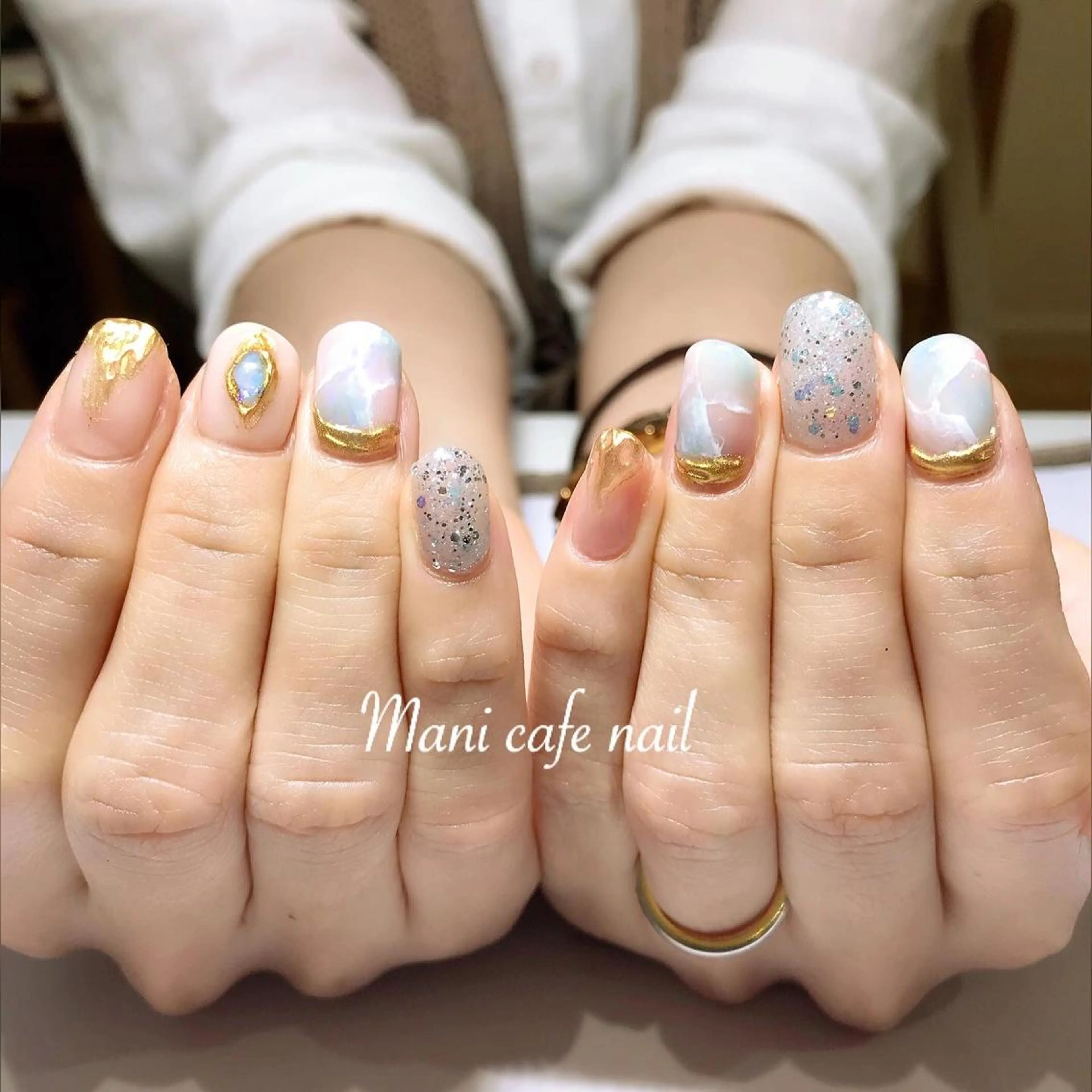 ネイル ハンドネイル Mani cafe nailのネイルデザイン