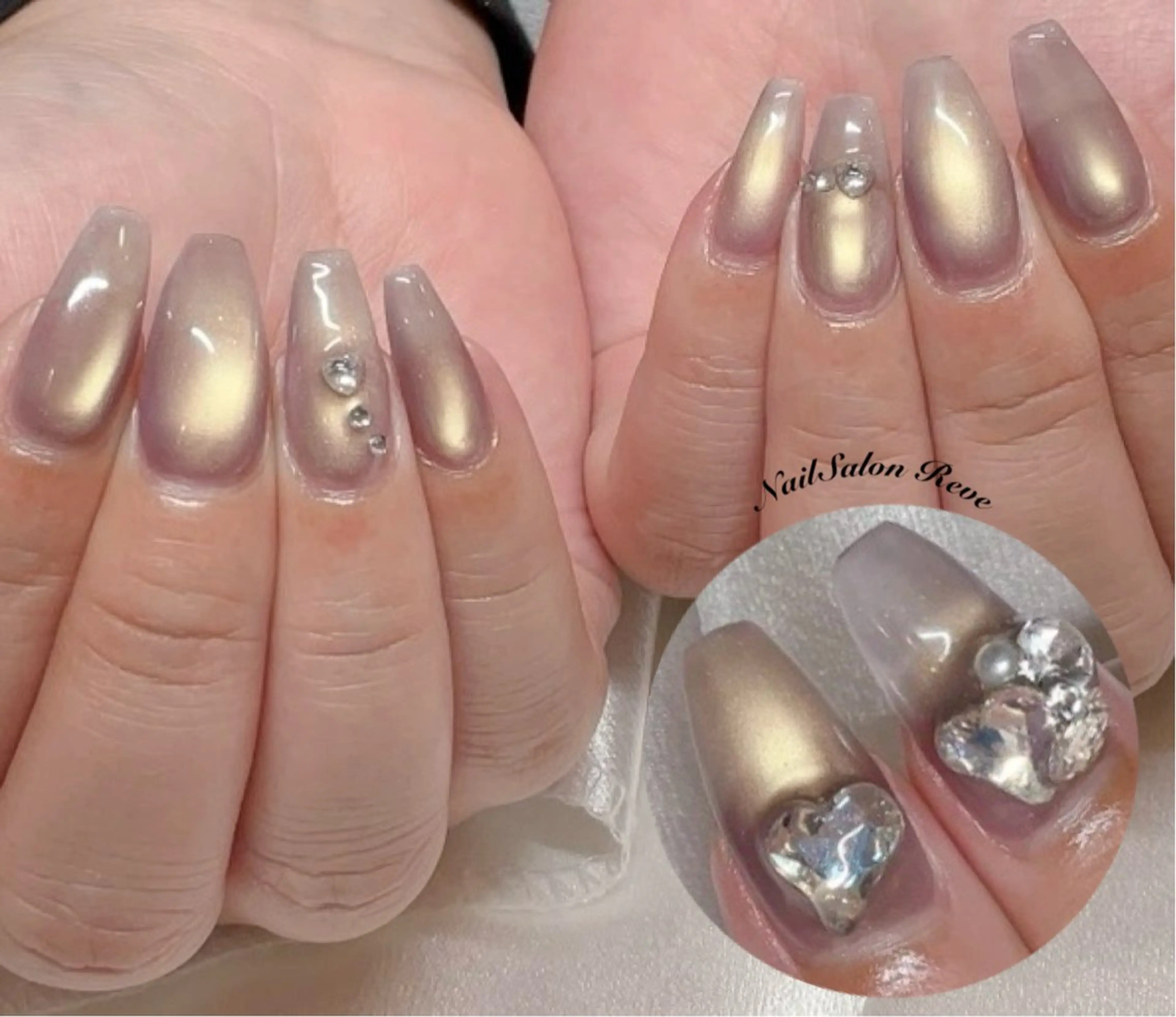 ネイル アートネイル マグネットネイル ハンドネイル NailSalon   Reve（ネイルサロン レーヴ）所属・NailSalon Reveのネイルデザイン