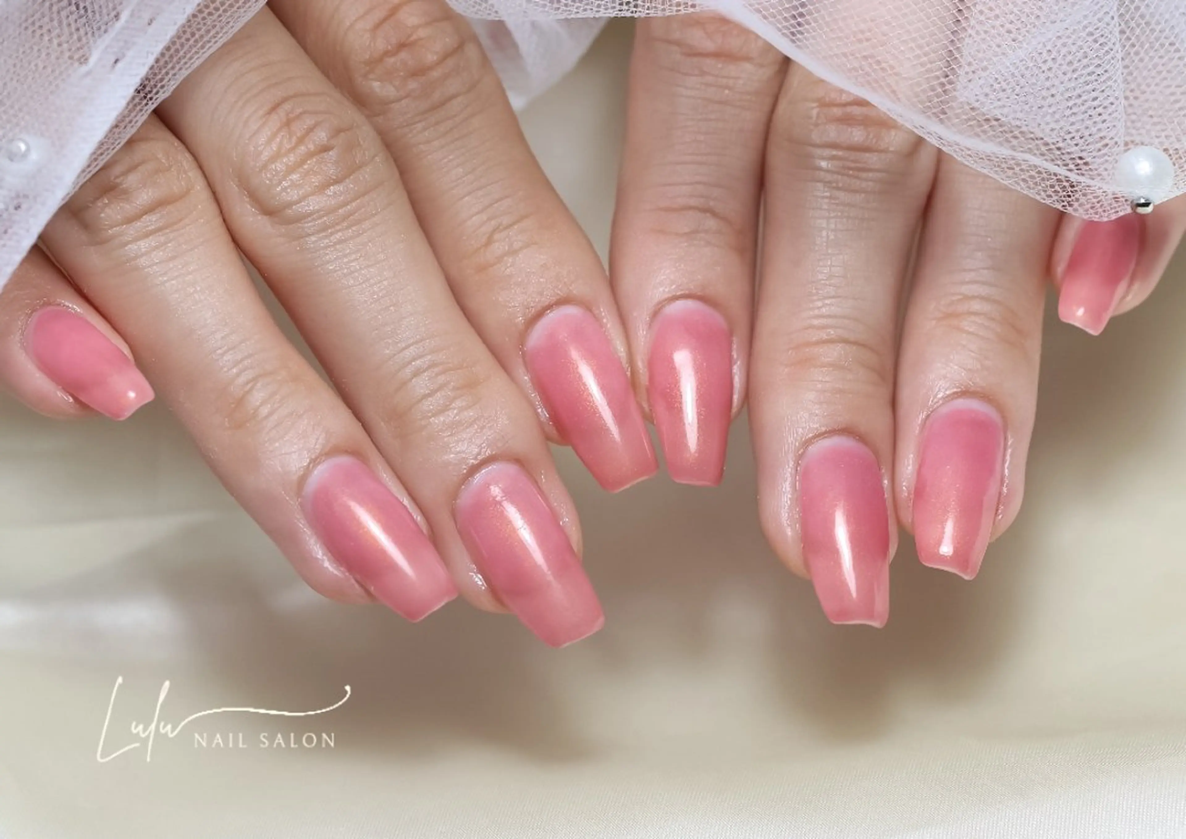 ネイル ワンカラーネイル Lulu nail salon 南堀江店所属・西村 あやかのネイルデザイン