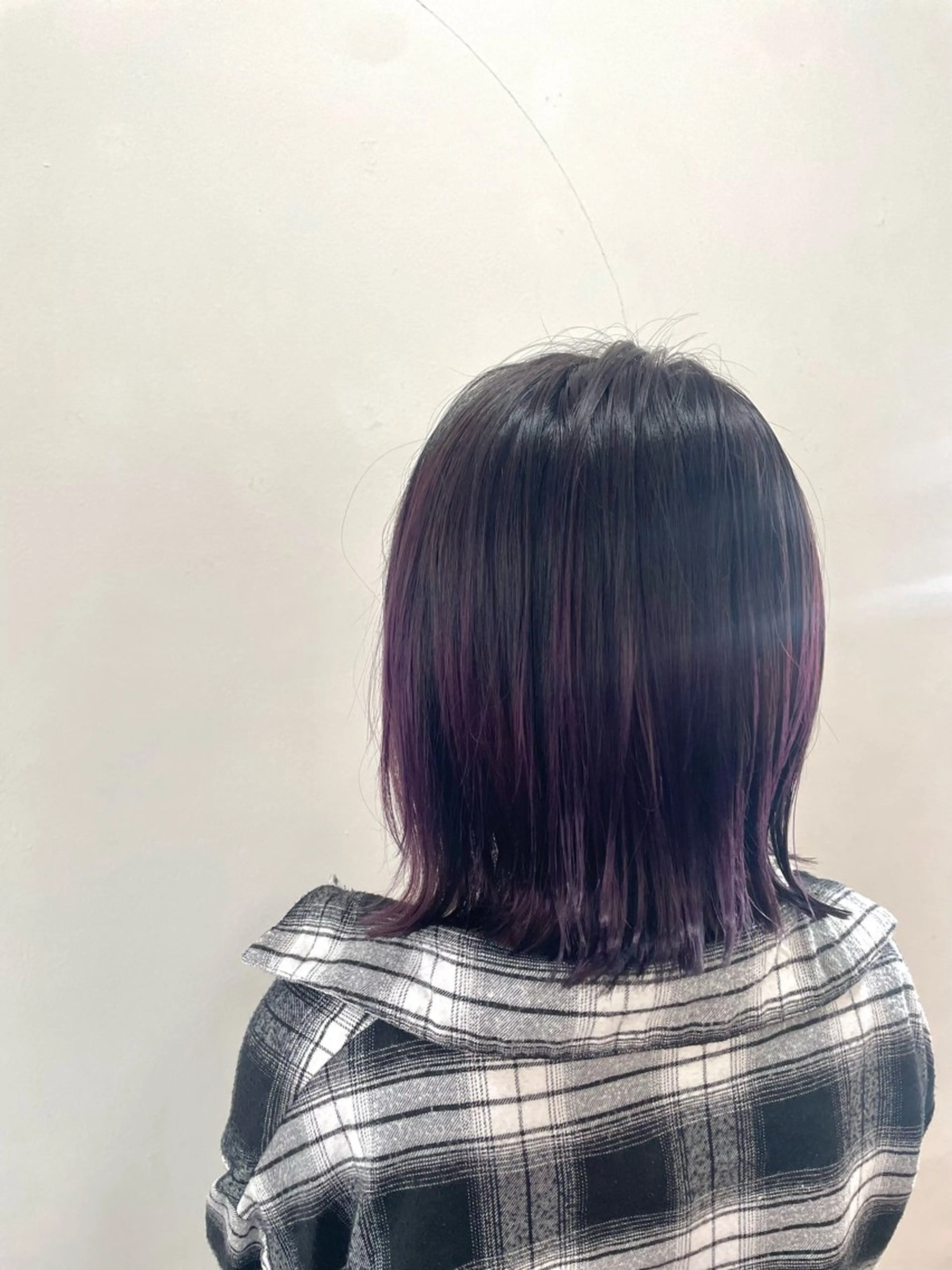 ミディアム カラー ブリーチ ケアブリーチ イヤリングカラー グラデーションカラー インナーカラー mopa所属・mopa_kaede フェミニン／艶髪のヘアスタイル