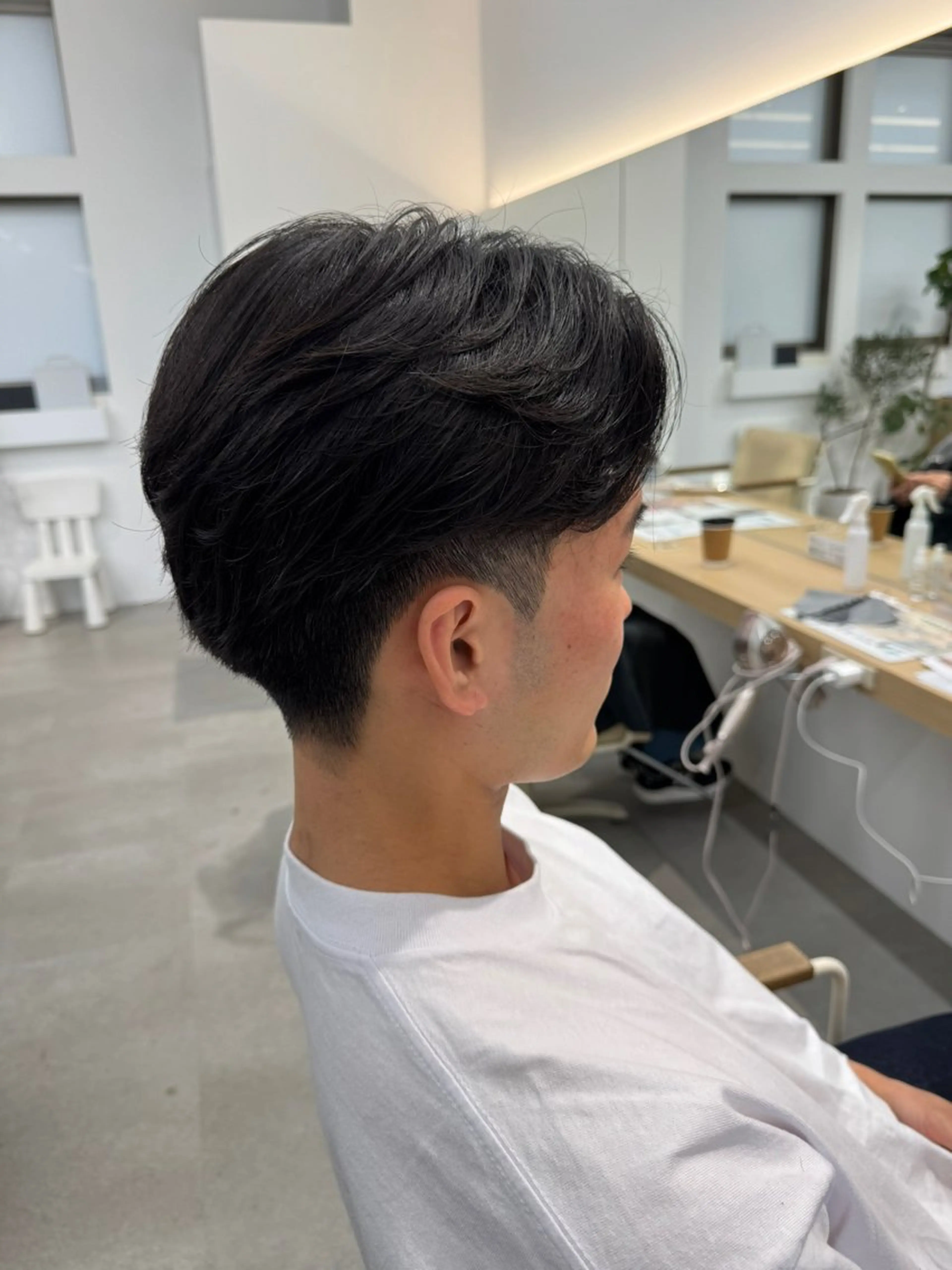 ショート パーマ メンズ メンズカット/ ブリーチ/かほのヘアスタイル