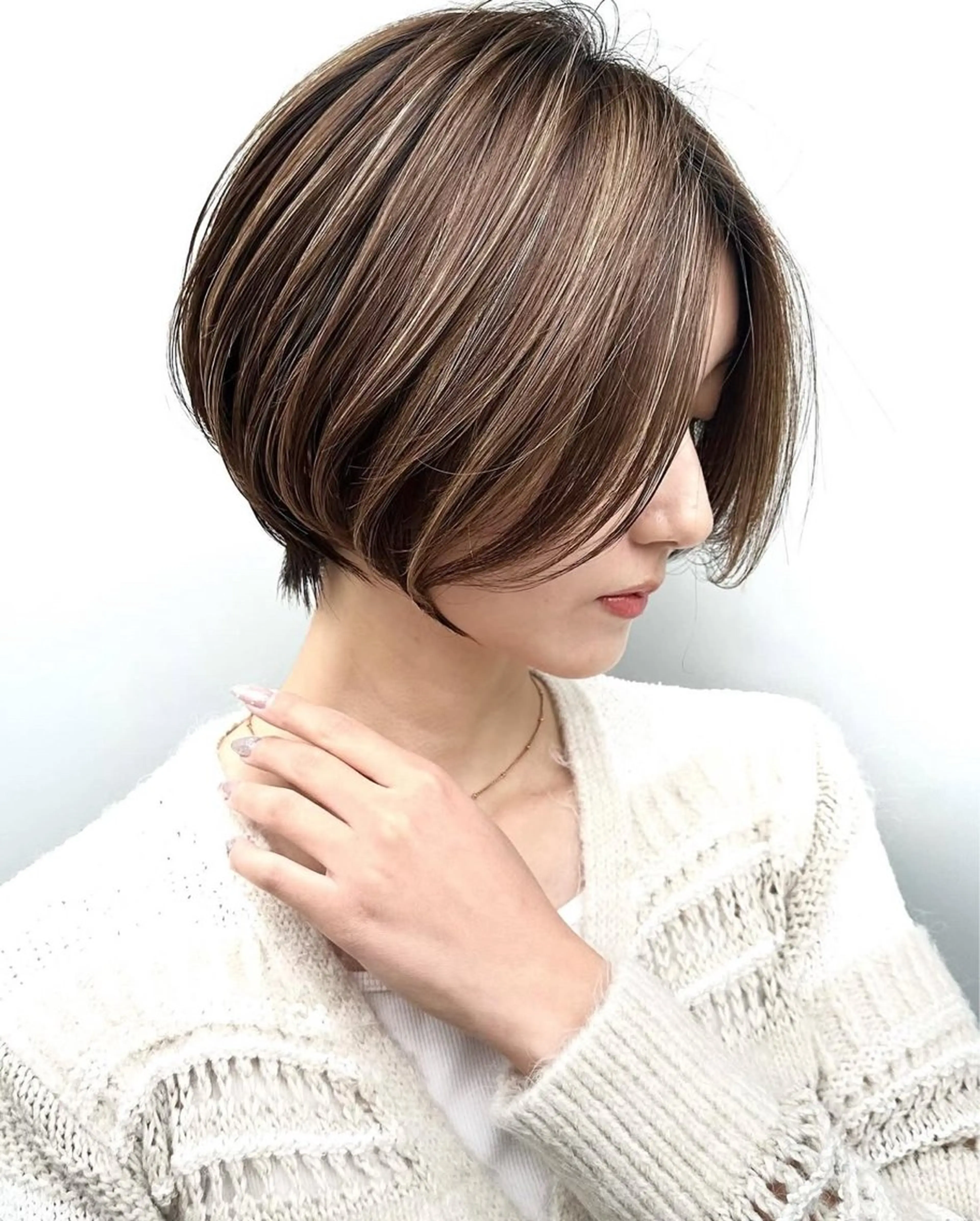 ショート 無料カットモデル/ 大人ショート/荒砂のヘアスタイル