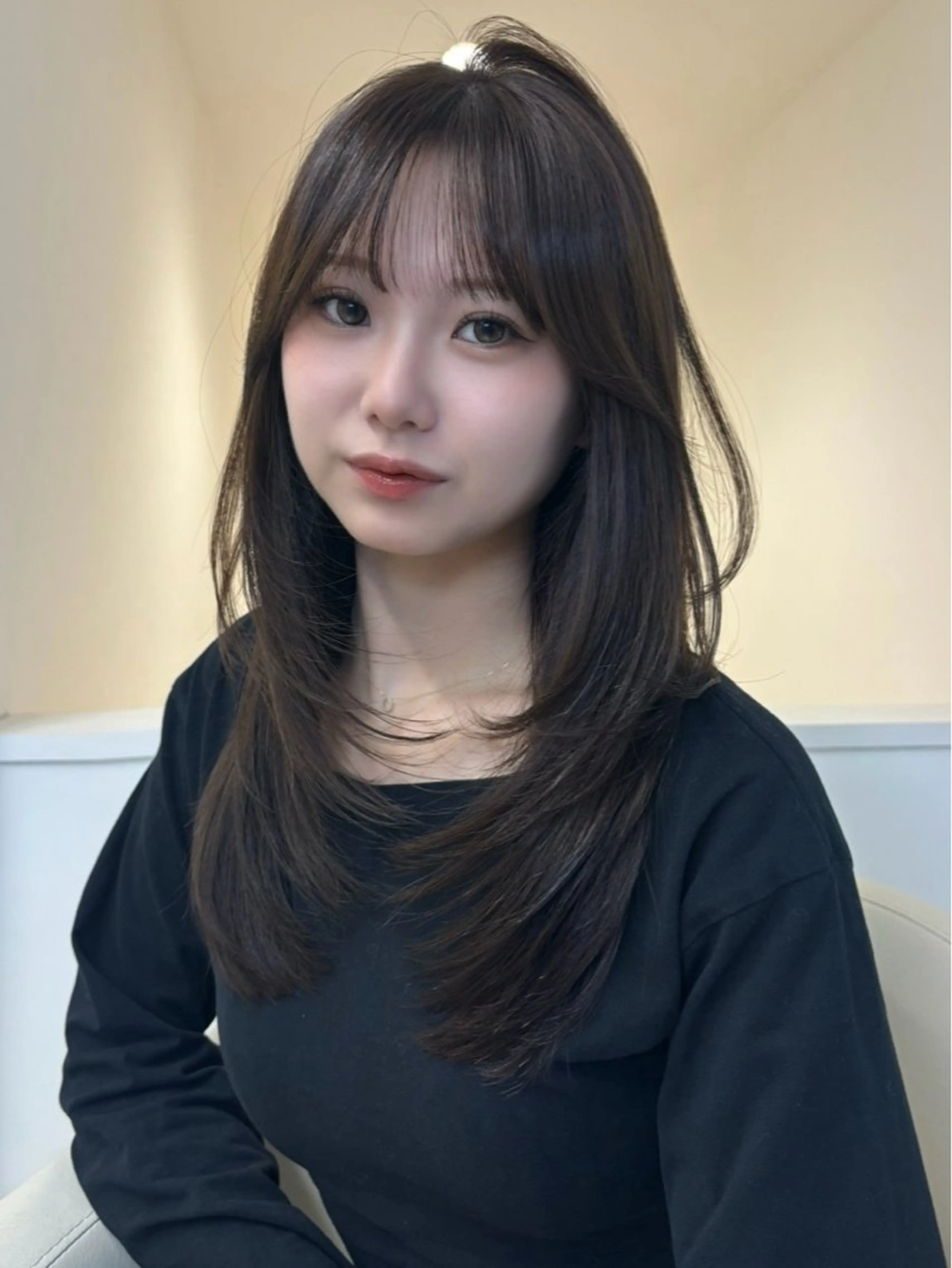 前髪+顔周りカットの写真