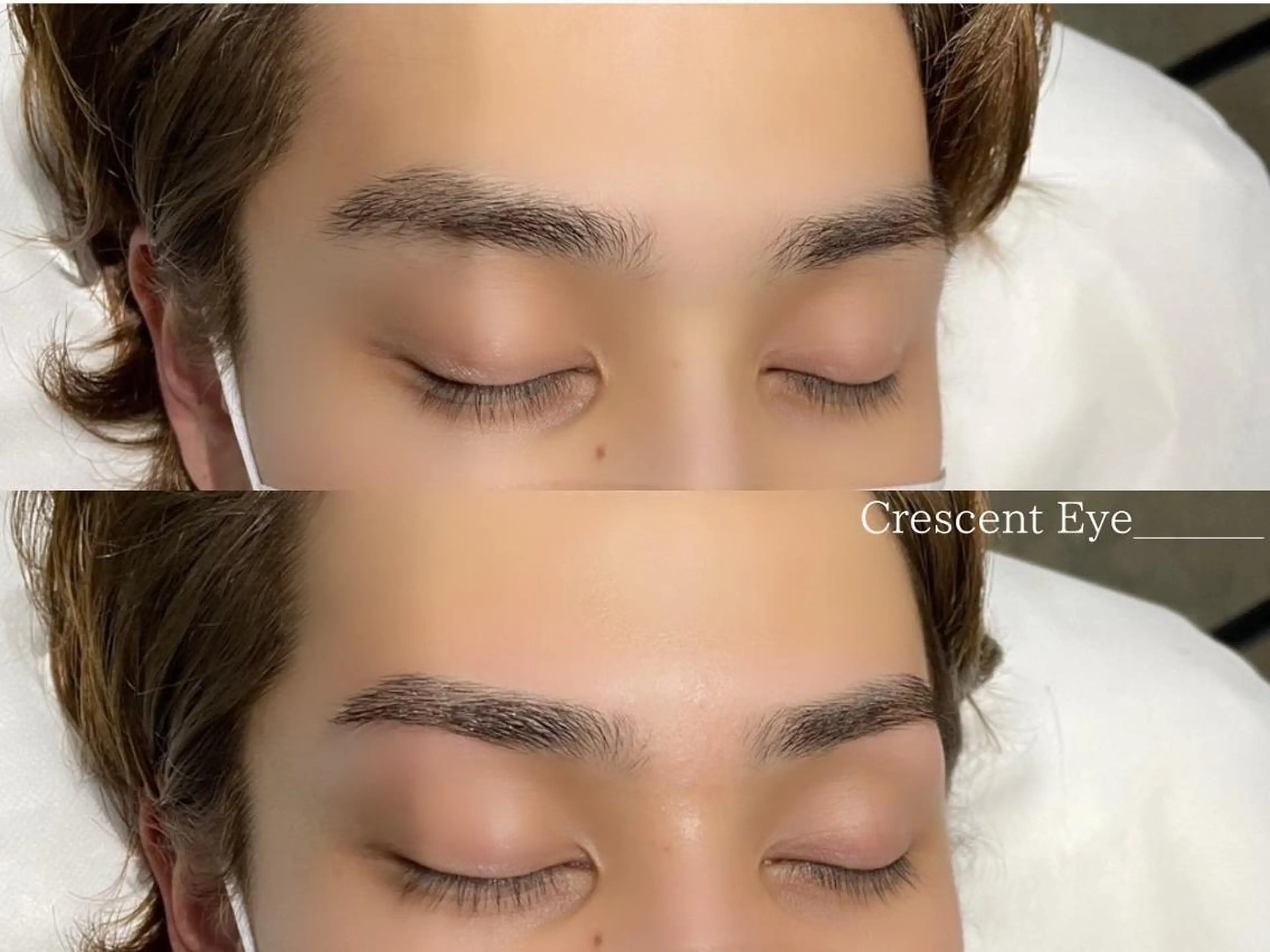 アイブロウ メンズアイブロウ 眉毛ワックス脱毛 Crescent Eye 吉祥寺のマツエク・マツパデザイン