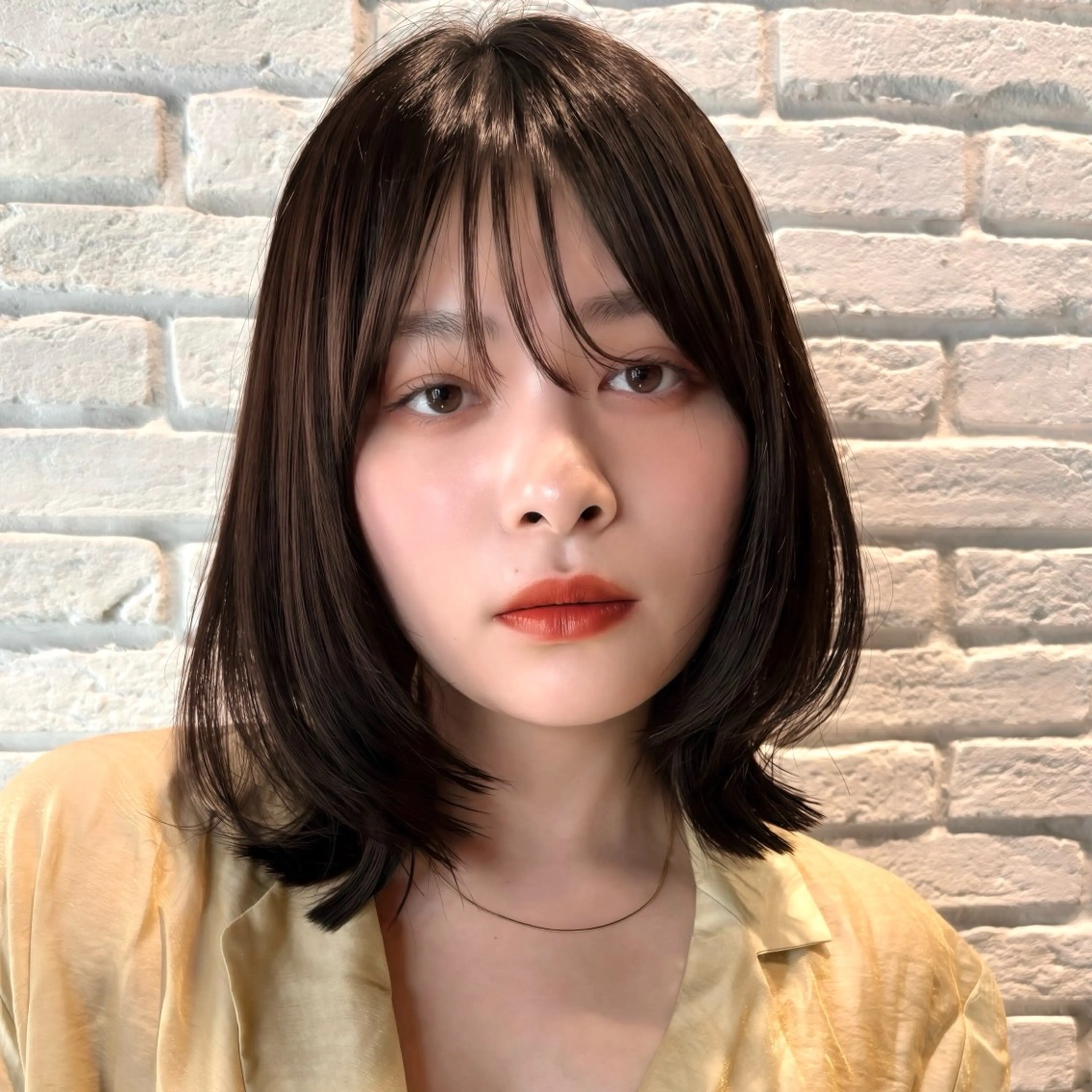 ミディアム カラー ヘアアレンジ ボブレイヤー ベージュカラー 透明感カラー ボブ レイヤーカット カット ヘアカラー トリートメント 🌱ボブ/レイヤー/ ベージュ/あやみ✨のヘアスタイル