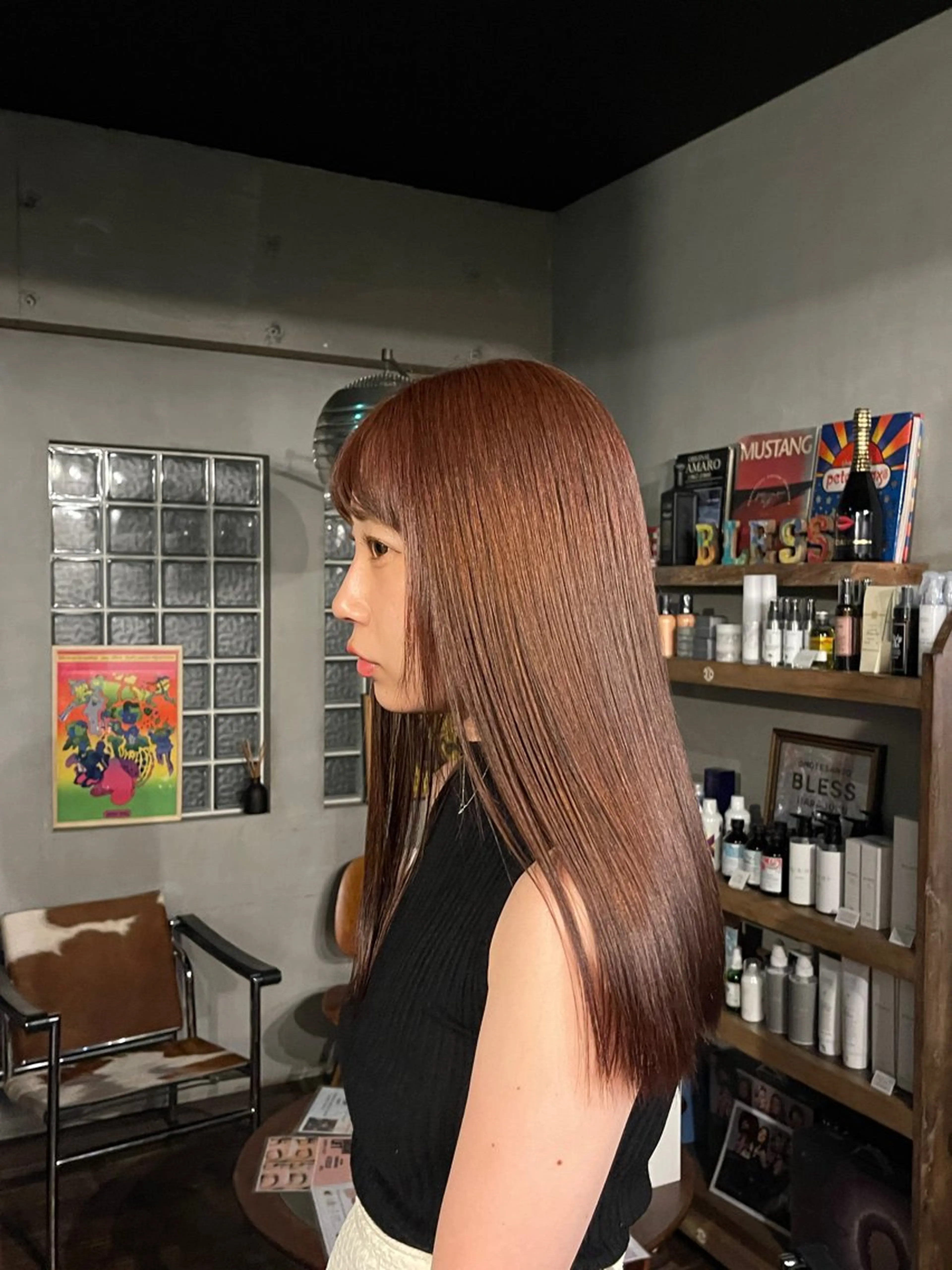 セミロング カラー BLESS所属・sawahata mariaのヘアスタイル