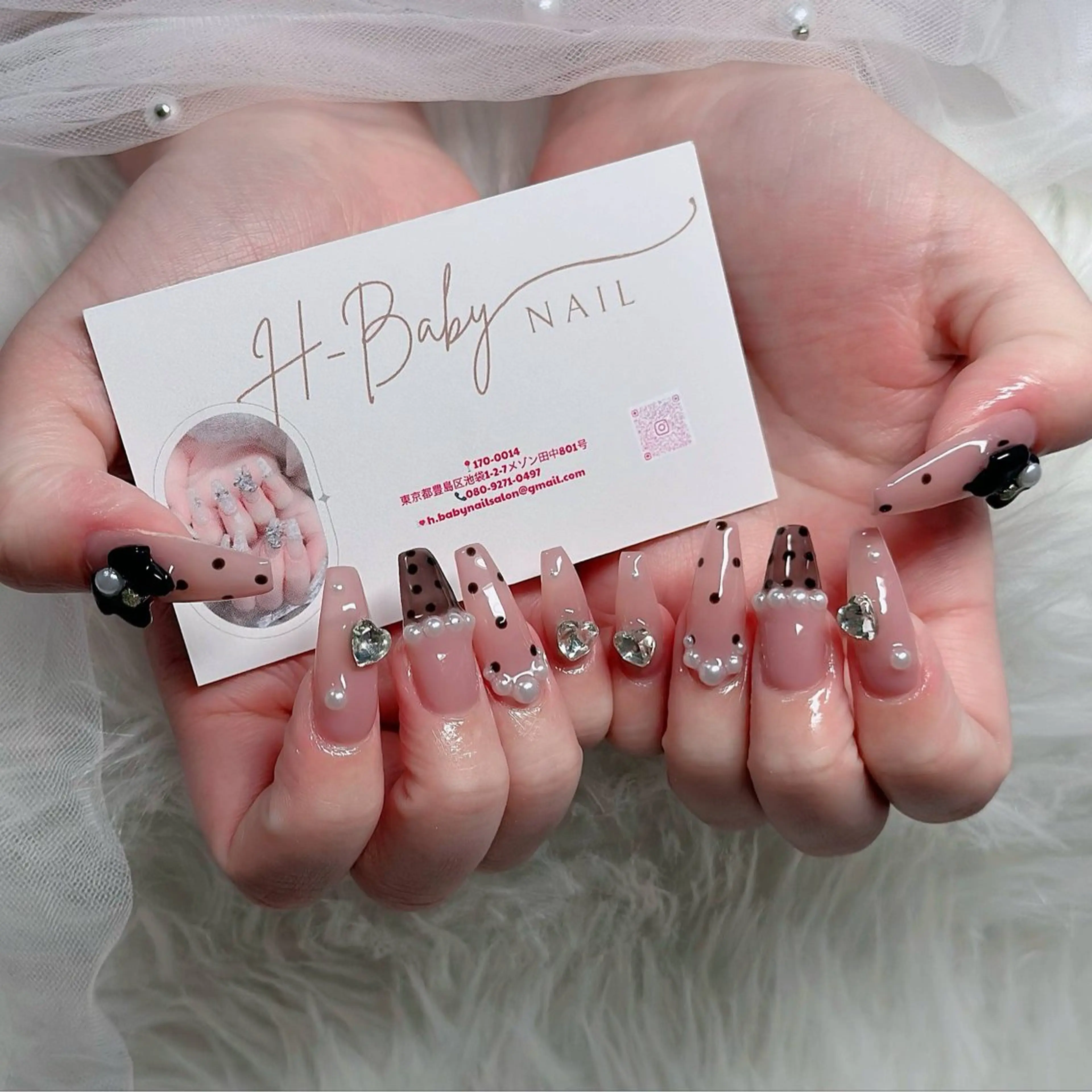 ネイル オーロラネイル フレンチネイル ジェルネイル ハロウィン キラキラネイル ハンドネイル H.baby Nail Salonのネイルデザイン