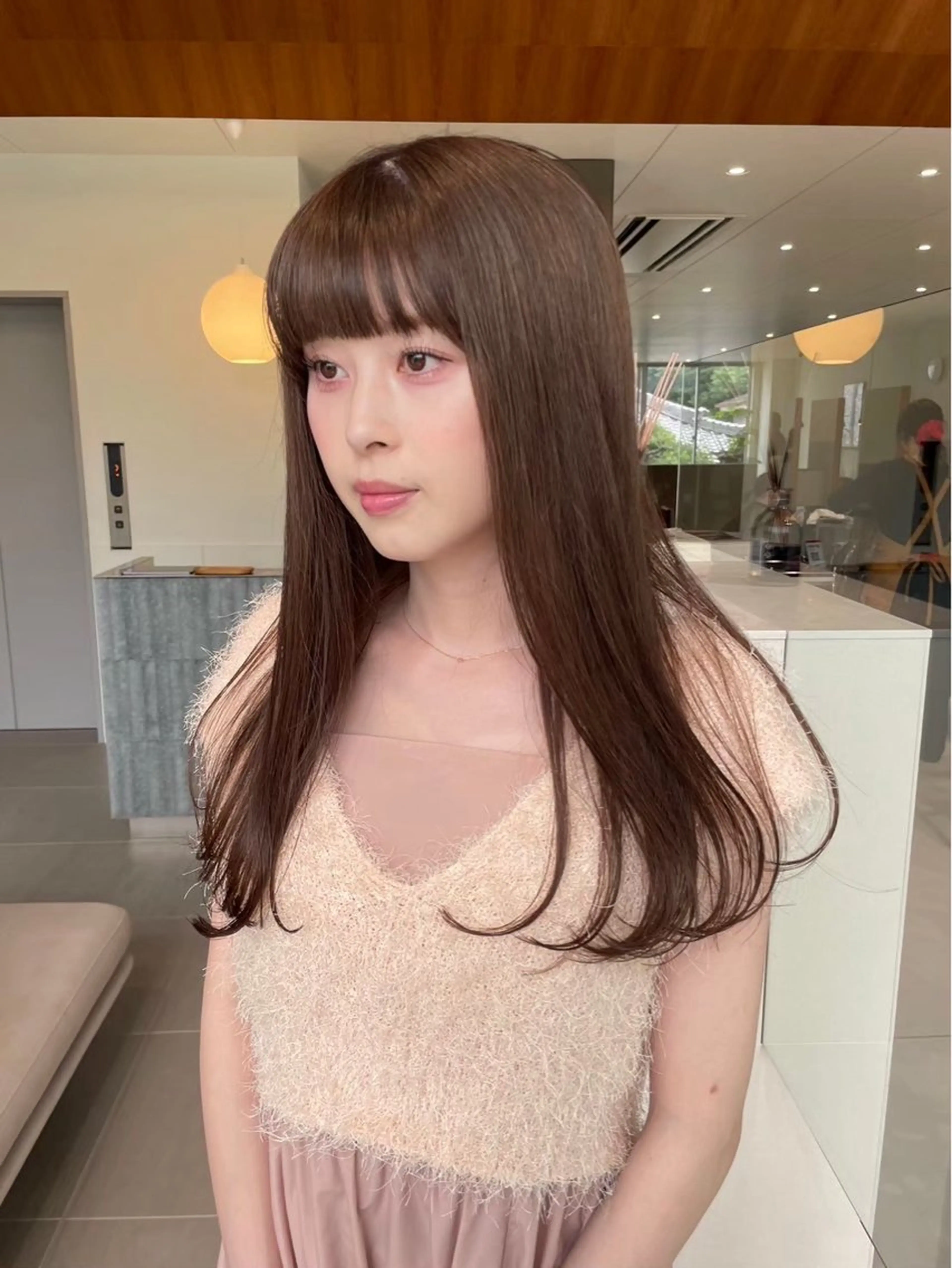 ロング LOREN＋透明感 オリーブhirokoのヘアスタイル