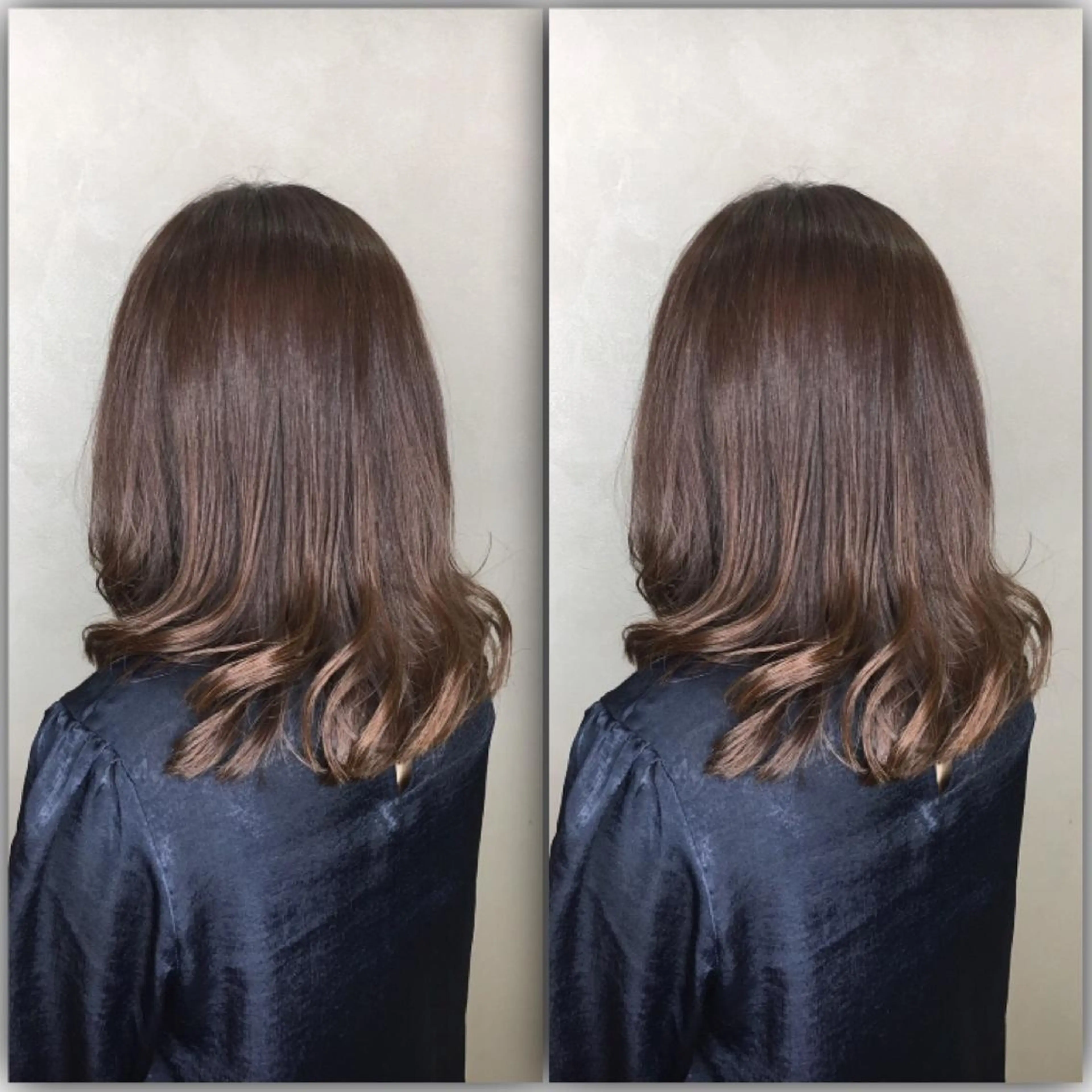 ミディアム ラベンダーベージュ カット ヘアカラー トリートメント トップスタイリスト 江口 稜亮のヘアスタイル