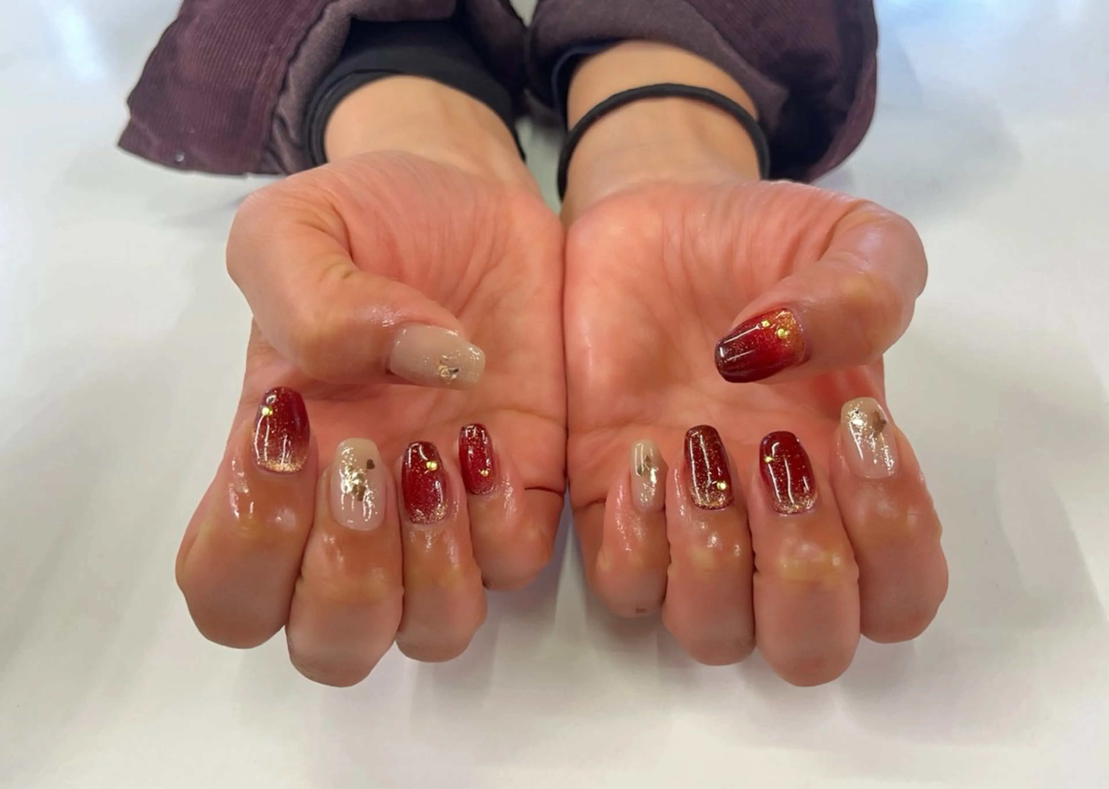 ネイル ハンドネイル デ・アイム赤城所属・ナリス化粧品🌹 saoriのネイルデザイン