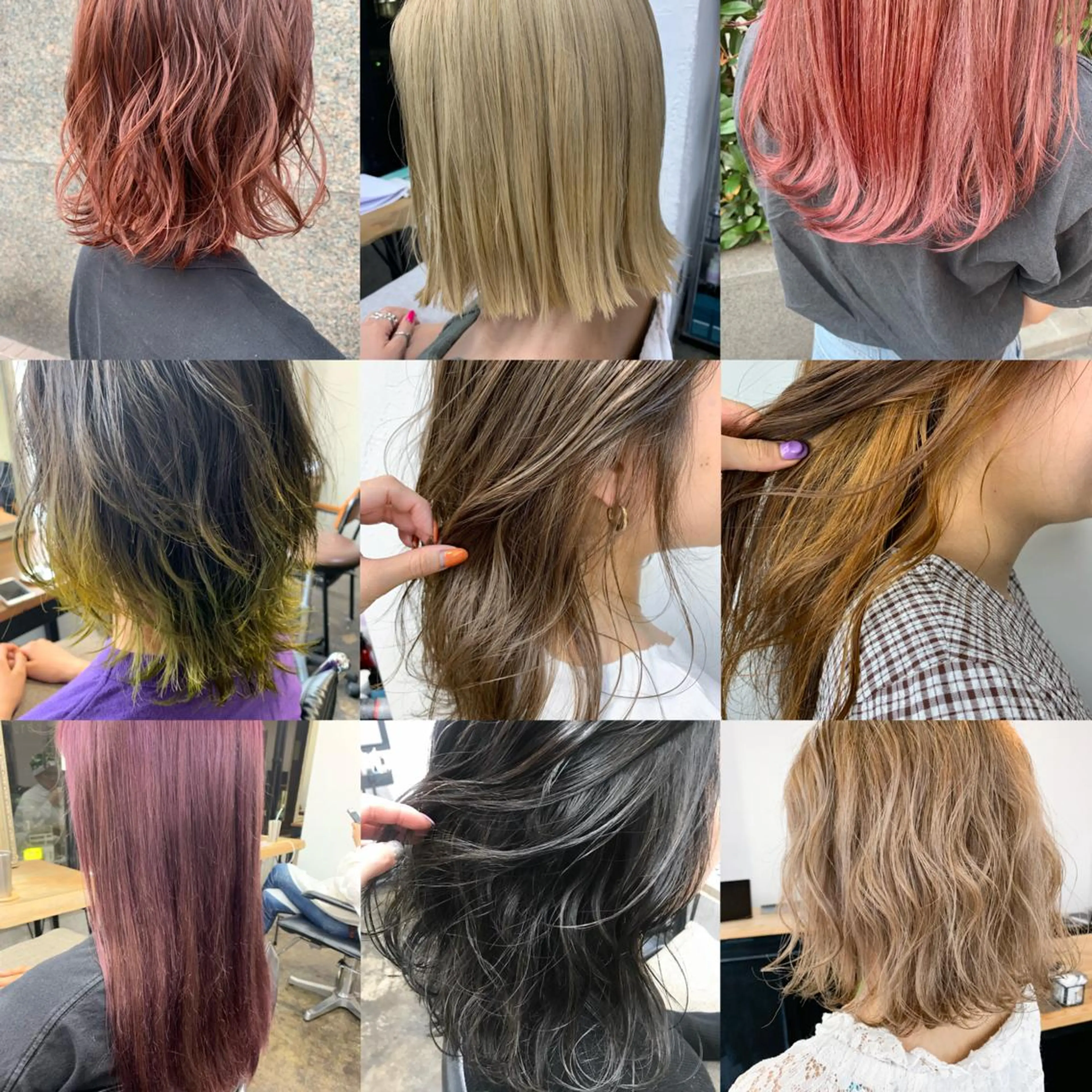 ミディアム ダブルカラー　/ インナーカラーMiiのヘアスタイル
