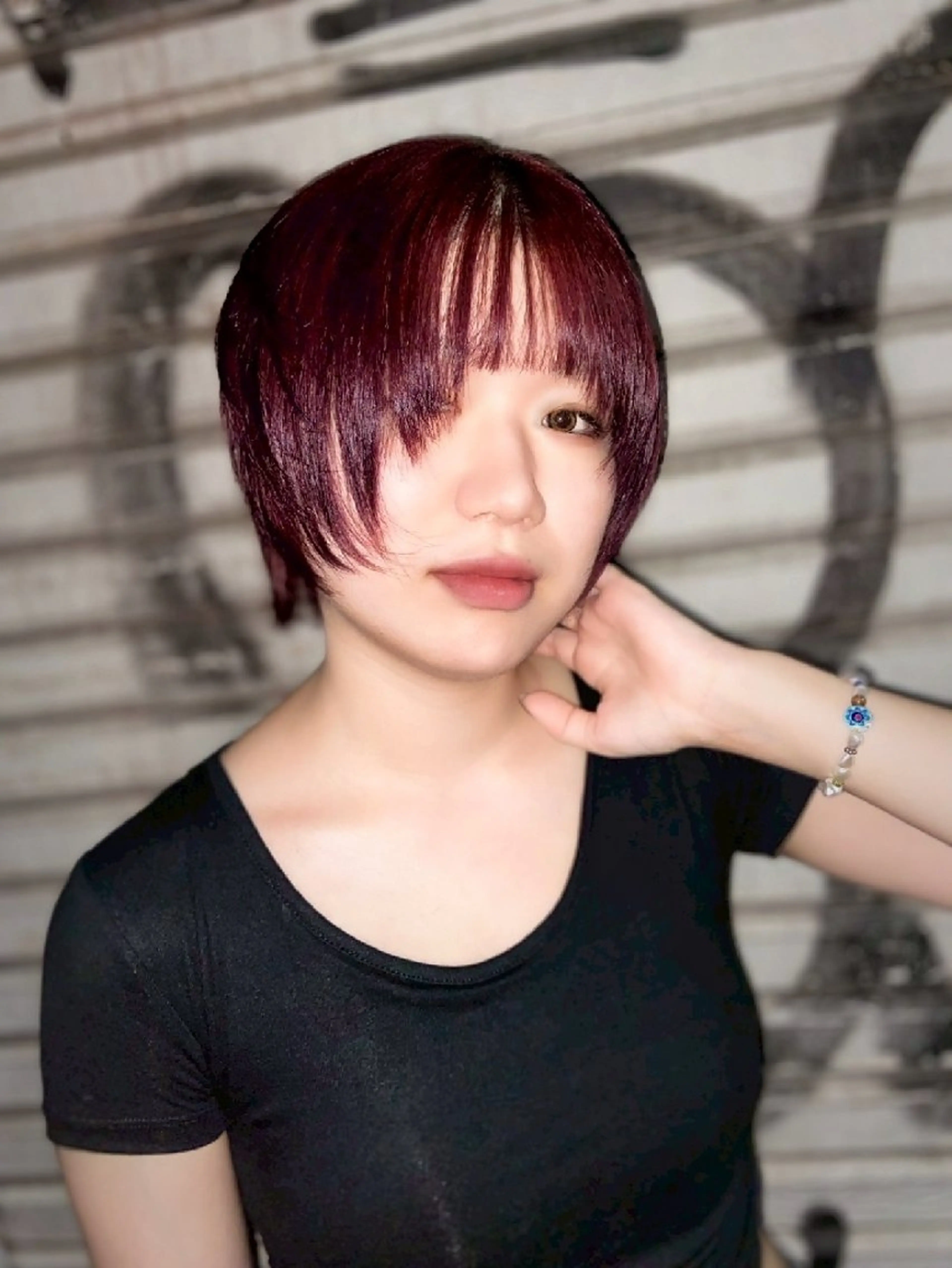 カラー ショート ヘアカラー 🐬似合わせ🦈 佐々田 桜江のヘアスタイル