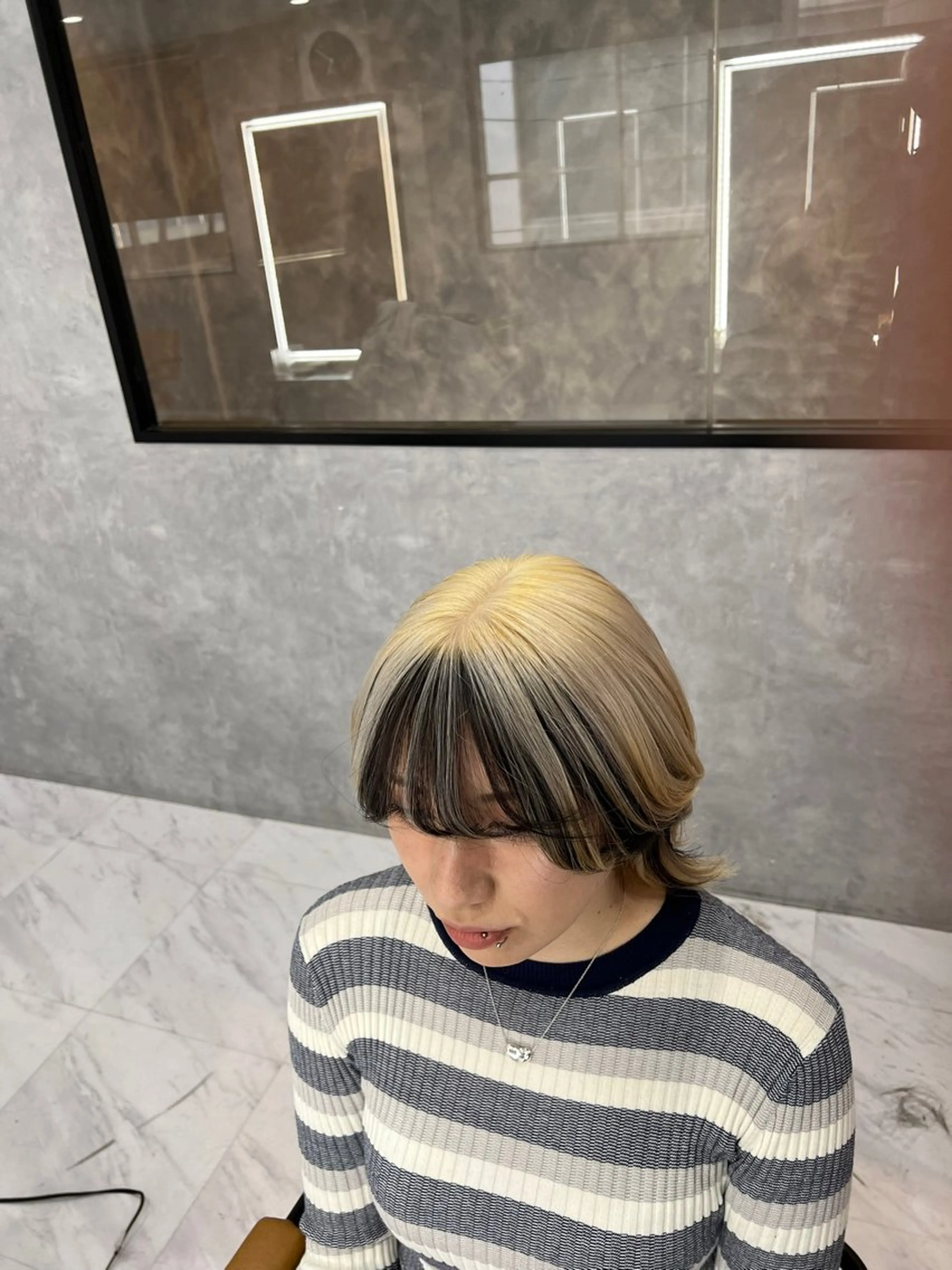 ショート カラー grow北千住店所属・ハイトーン✨最新髪質 改善👩ryuyaのヘアスタイル