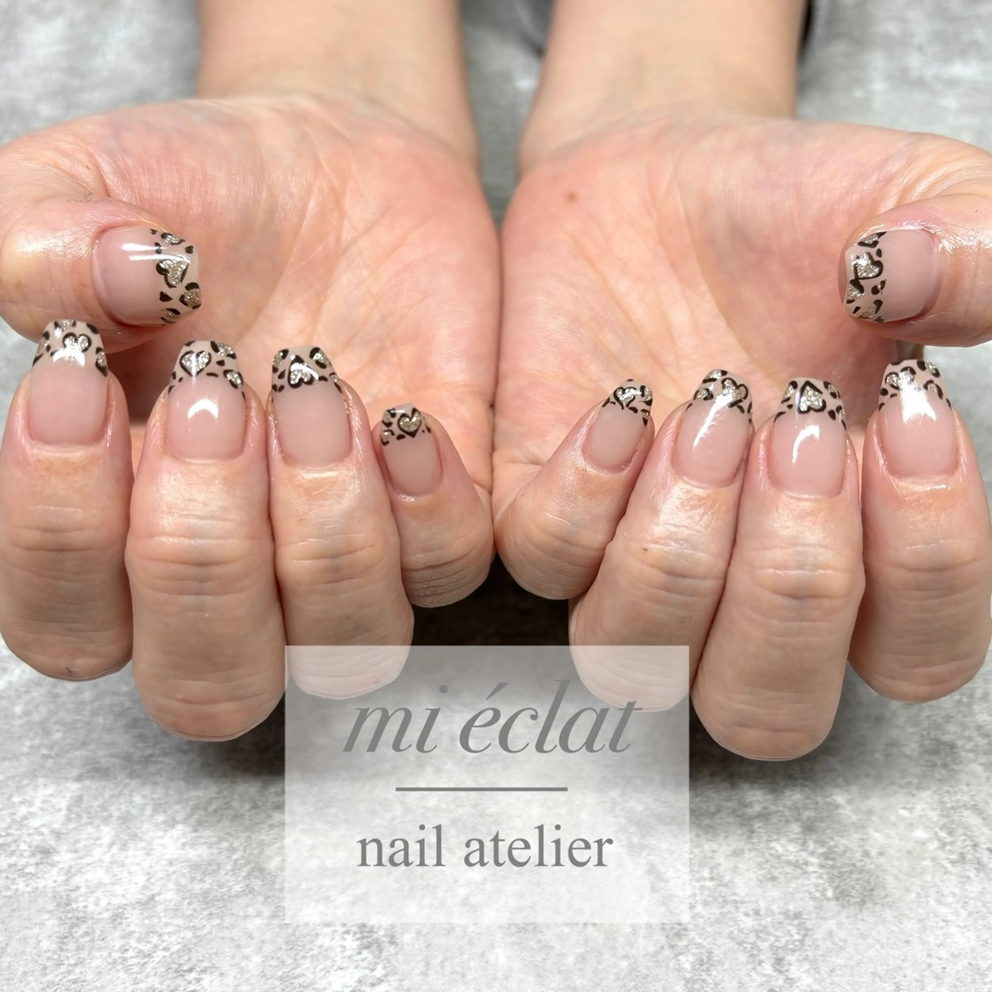 ネイル アートネイル ニュアンスネイル ハンドネイル mi éclat ミ　エクラのネイルデザイン