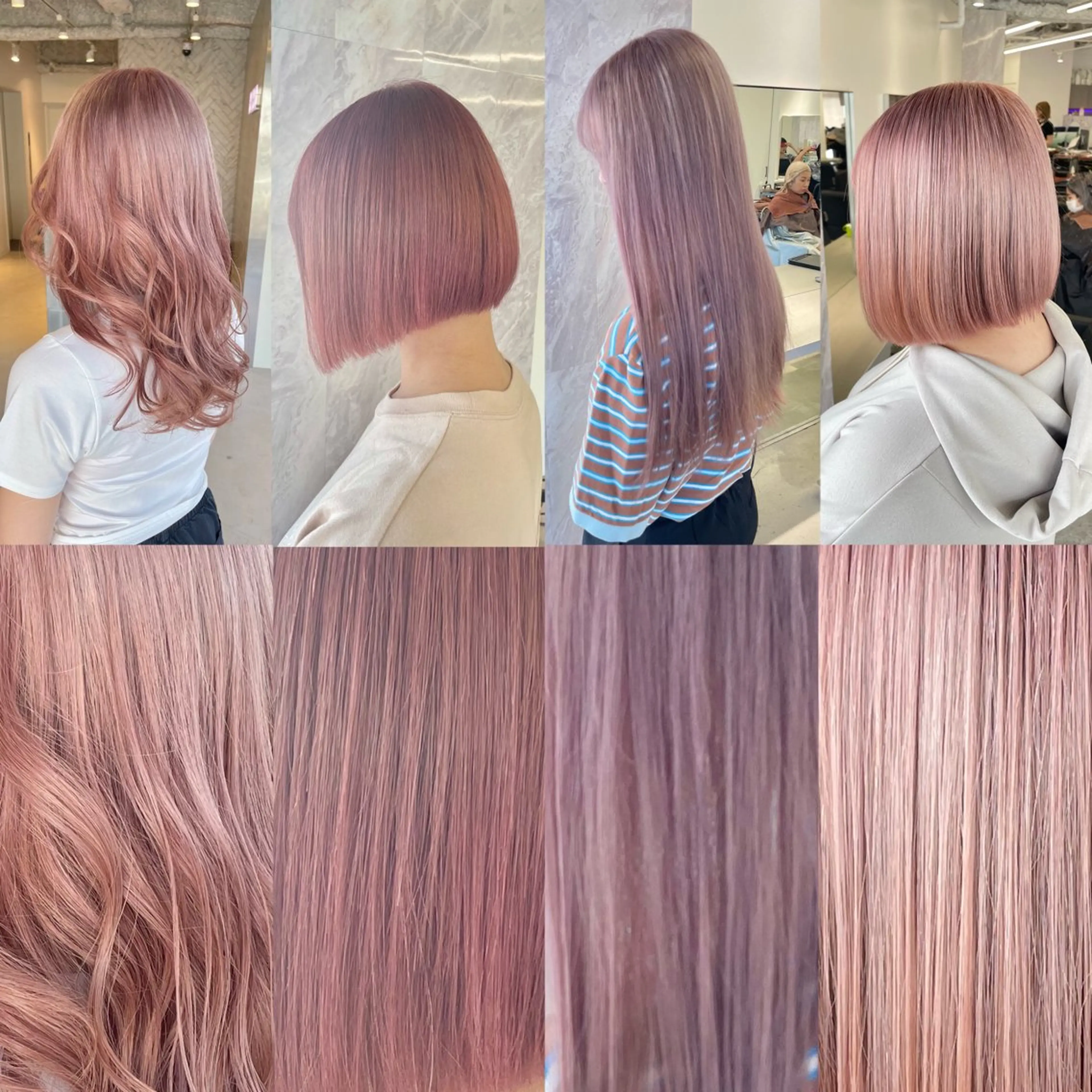 セミロング カット ヘアカラー トリートメント ヘアセット 🎗井上 竜 ブリーチ指名No.1のヘアスタイル
