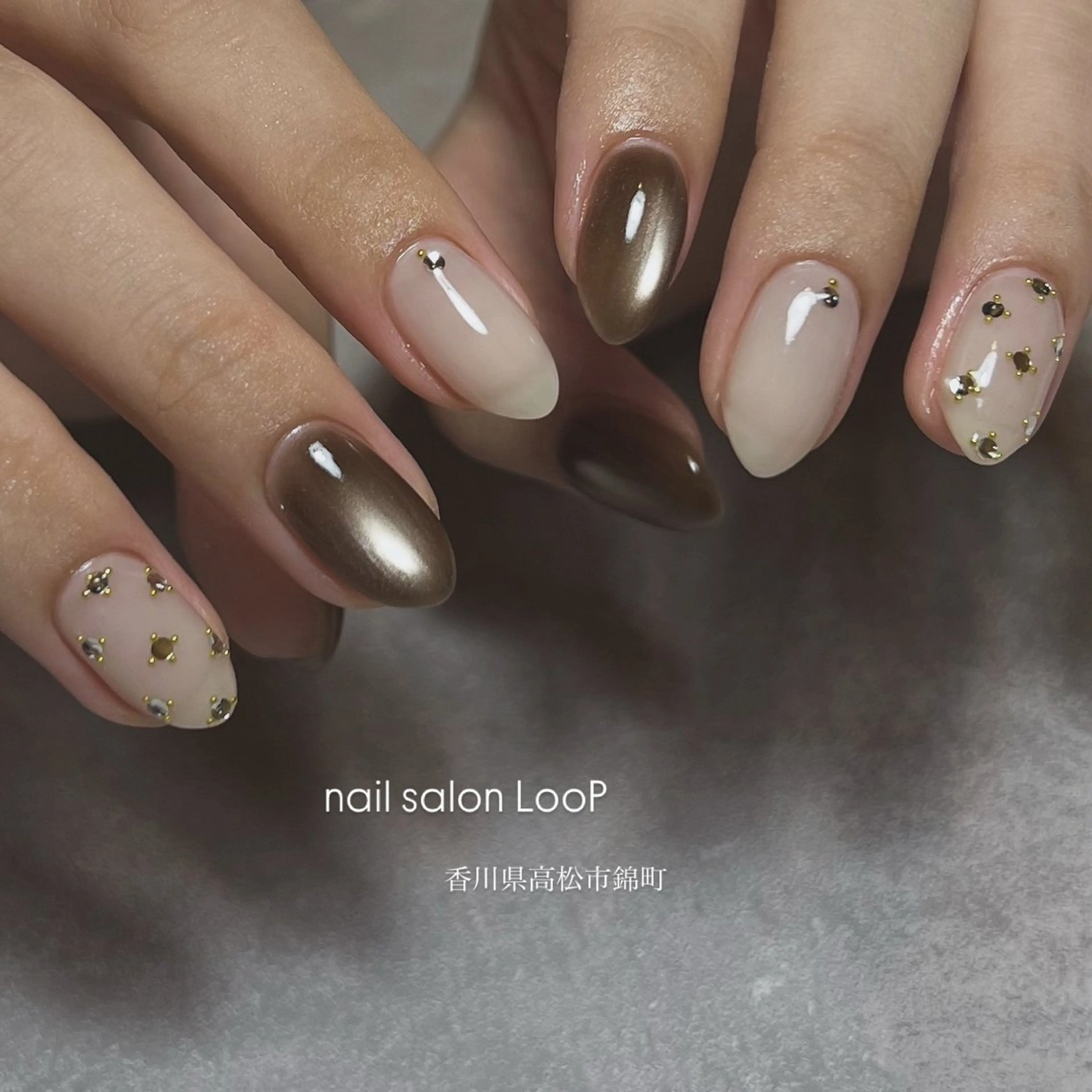 ネイル ハンドネイル LooP - riho-のネイルデザイン