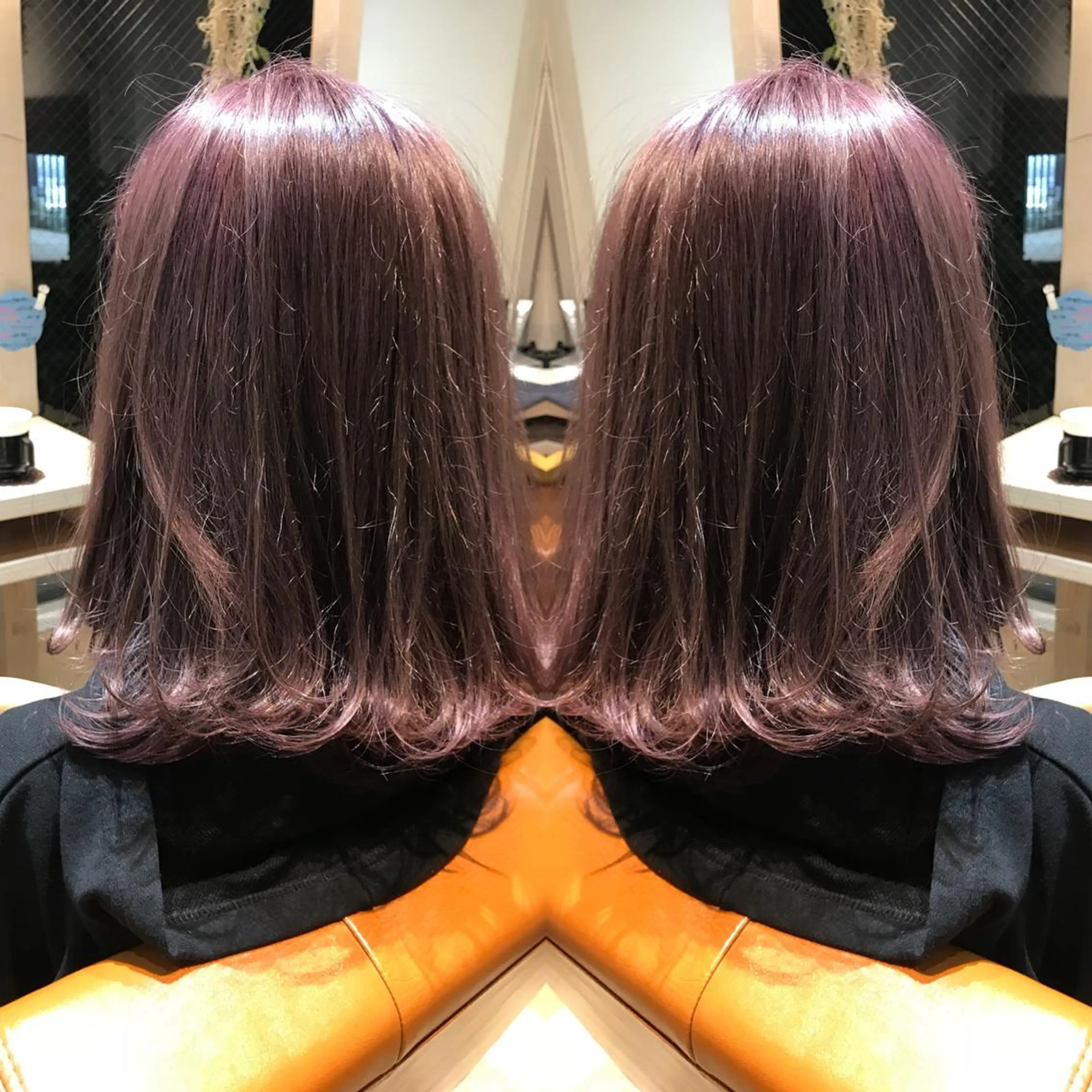 ミディアム カラー 髪質改善特化 ミサワコウキのヘアスタイル