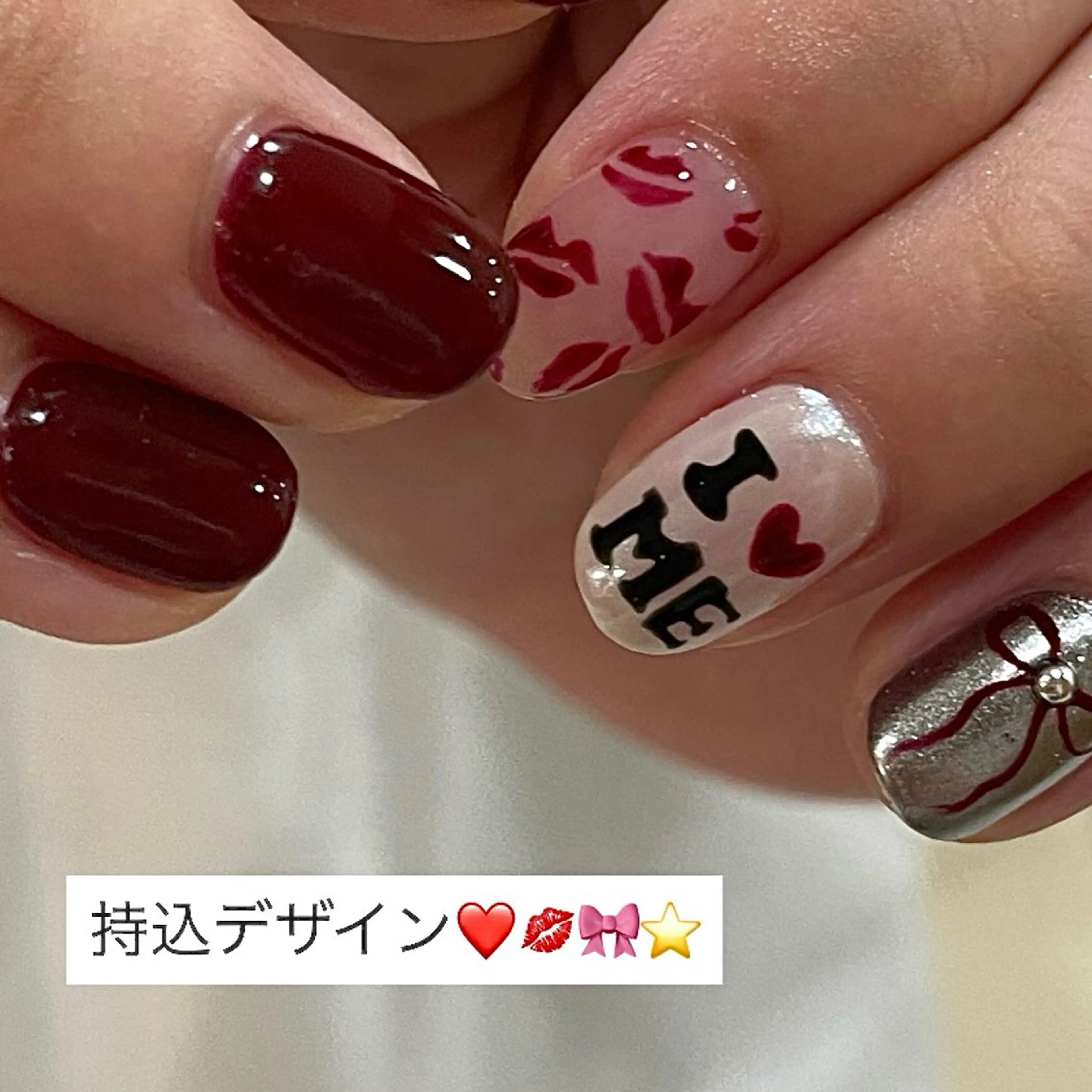 【HAND】持込デザインOKシンプルアート🌙アートの本数/デザインにより料金変動¥5500​〜​¥9000の写真