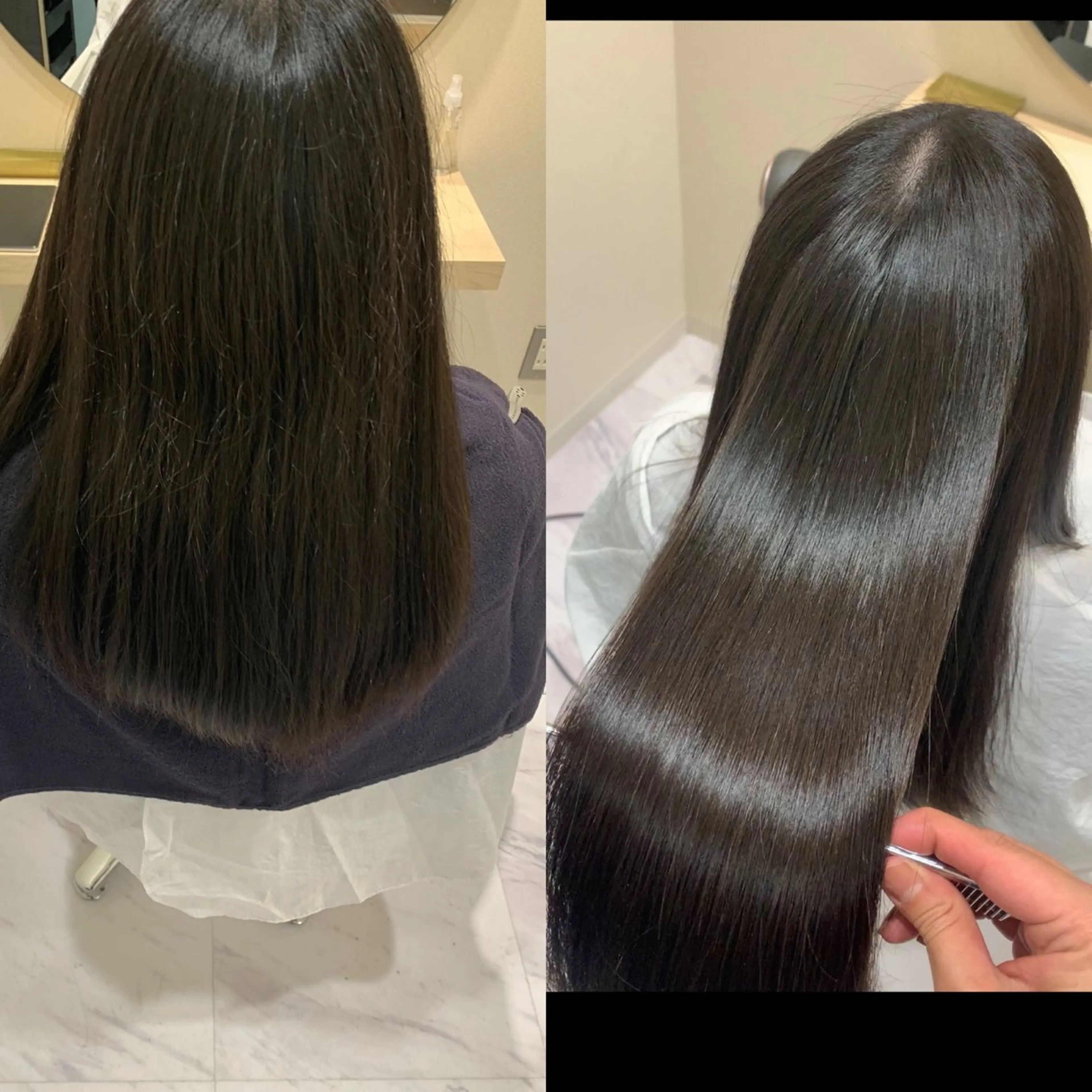 セミロング トリートメント カット ヘアカラー トリートメント 丹野 圭太のヘアスタイル