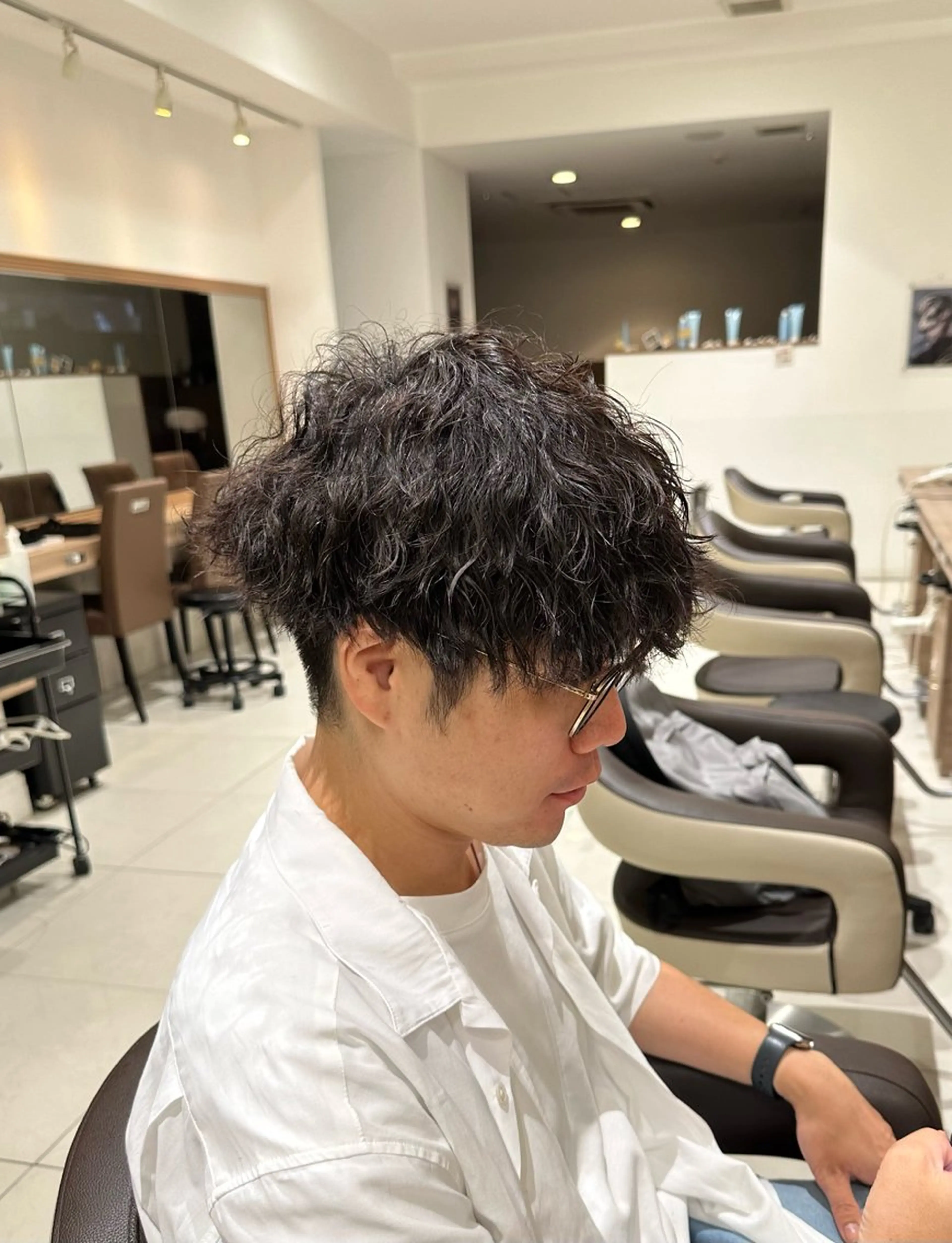 パーマ メンズ 波巻きパーマ カット パーマ Ash 八王子店 パーマ特化‪‪ユージのヘアスタイル